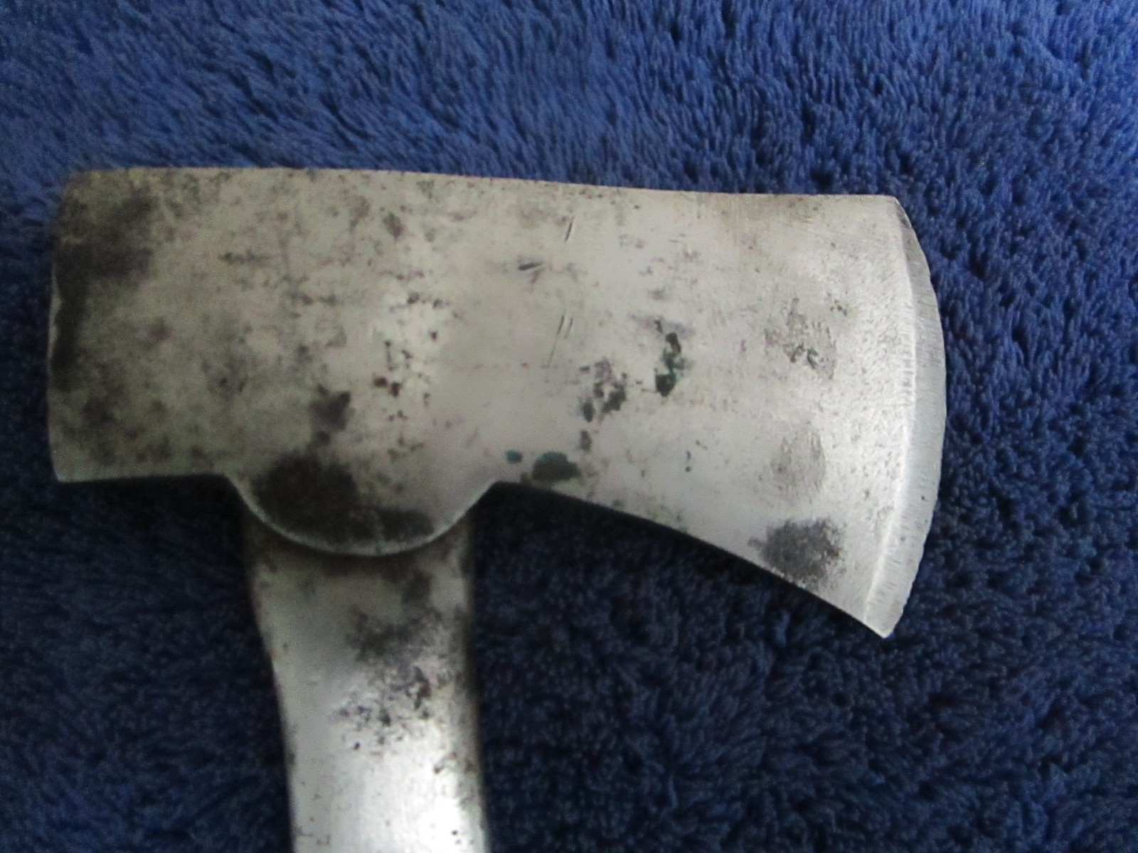 VERY RARE EARLY PATTERN ANTIQUE ORIGINAL US MARBLE SAFETY AXE 1898