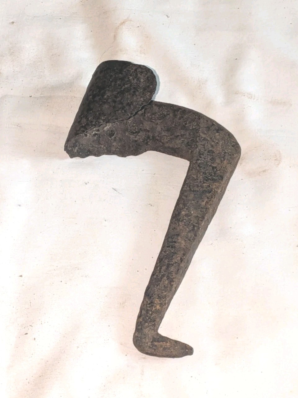 WHAT IS IT? Awesome OLD Primitive ANTIQUE Vintage Cast Iron BLACKSMITH MADE HOOK