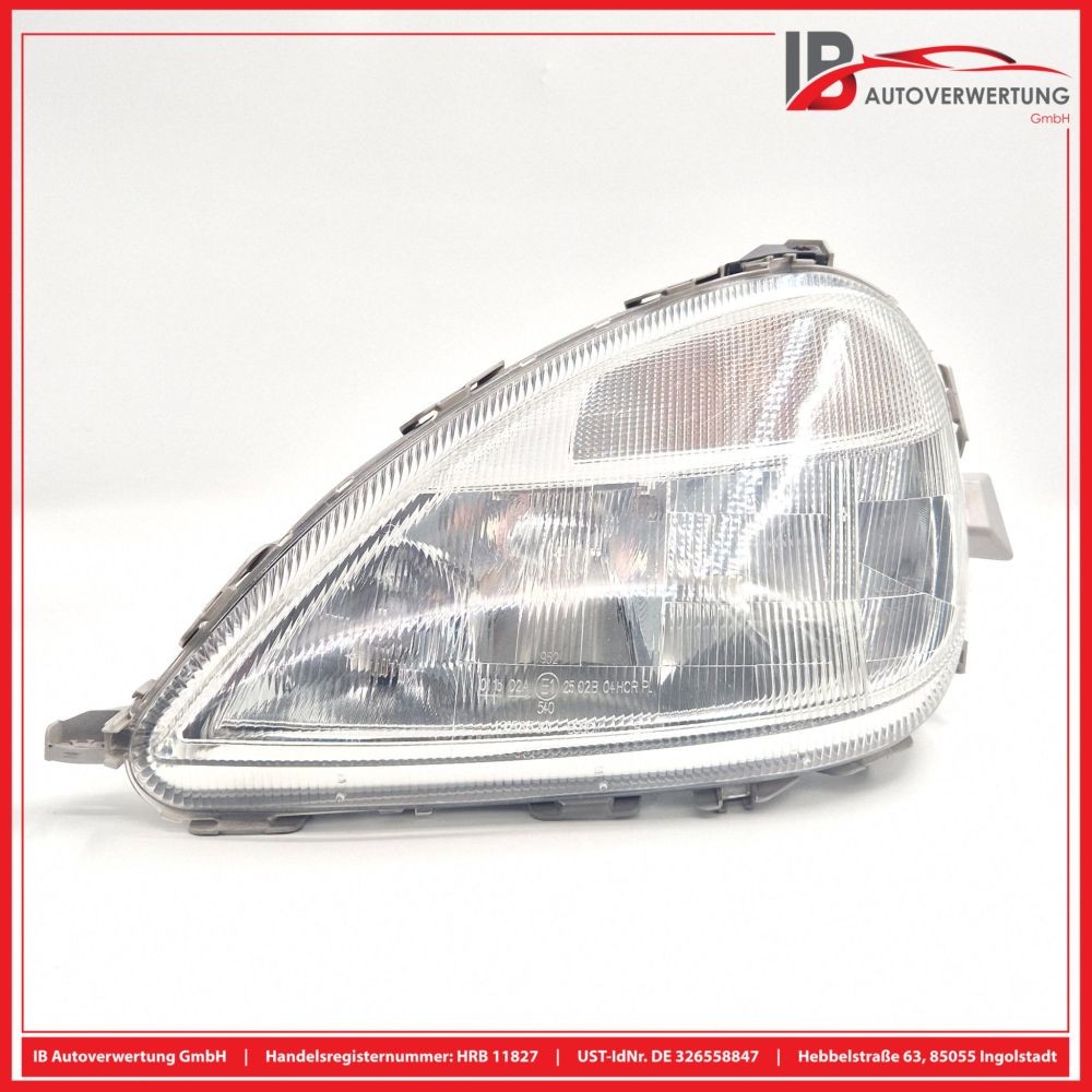 Headlight Halogen Left A1688200961 MERCEDES A-CLASS W168 A140 BOSCH
