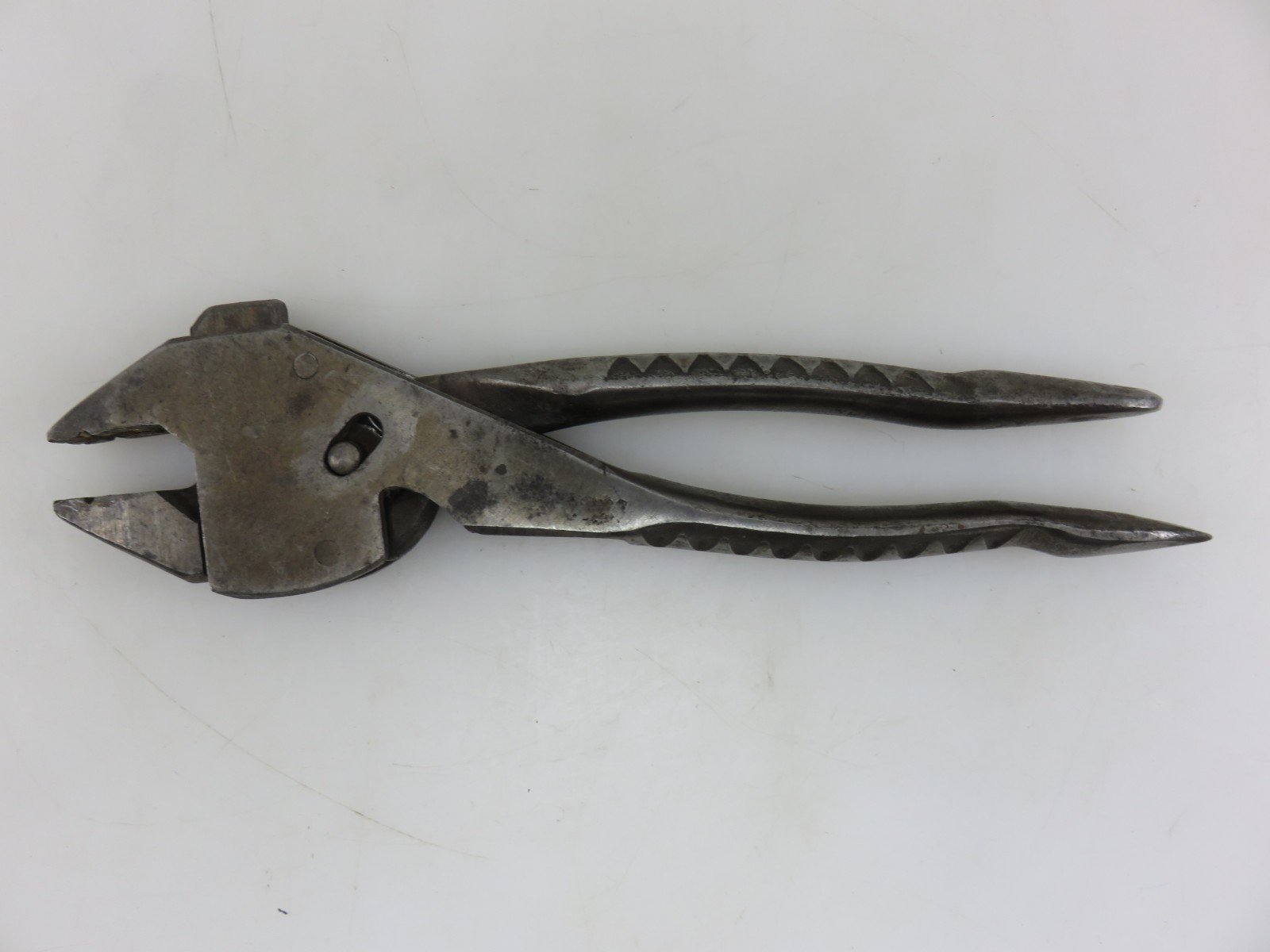 Flashsls Eifel Flash Plierench Geared Pliers 9″ Long Antique Made In Chicago USA