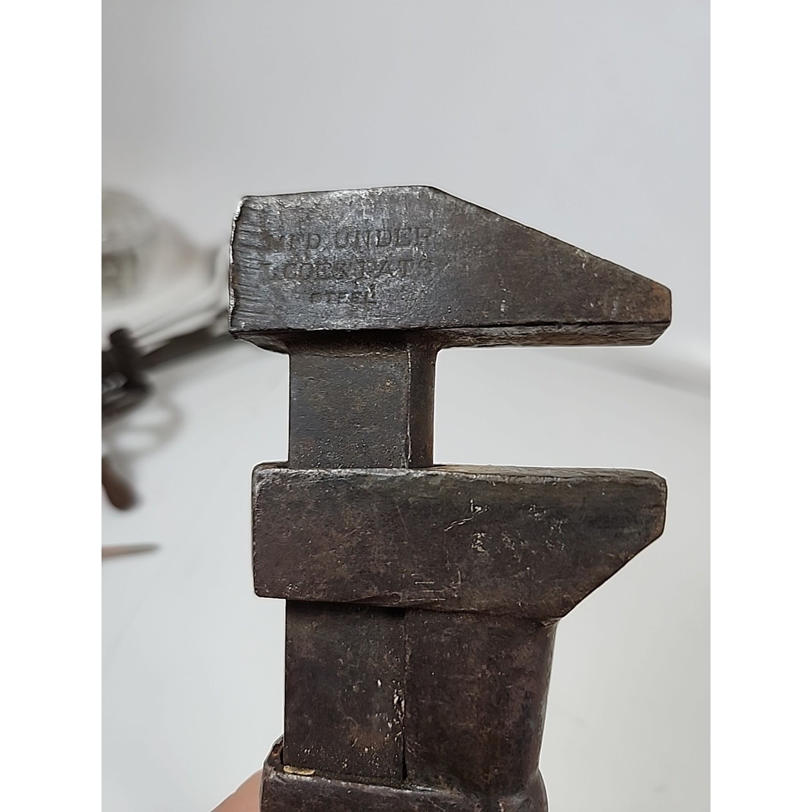 Vintage Coes Wrench Co. Springfield Massachusetts Adjustable Monkey Wrench 10in