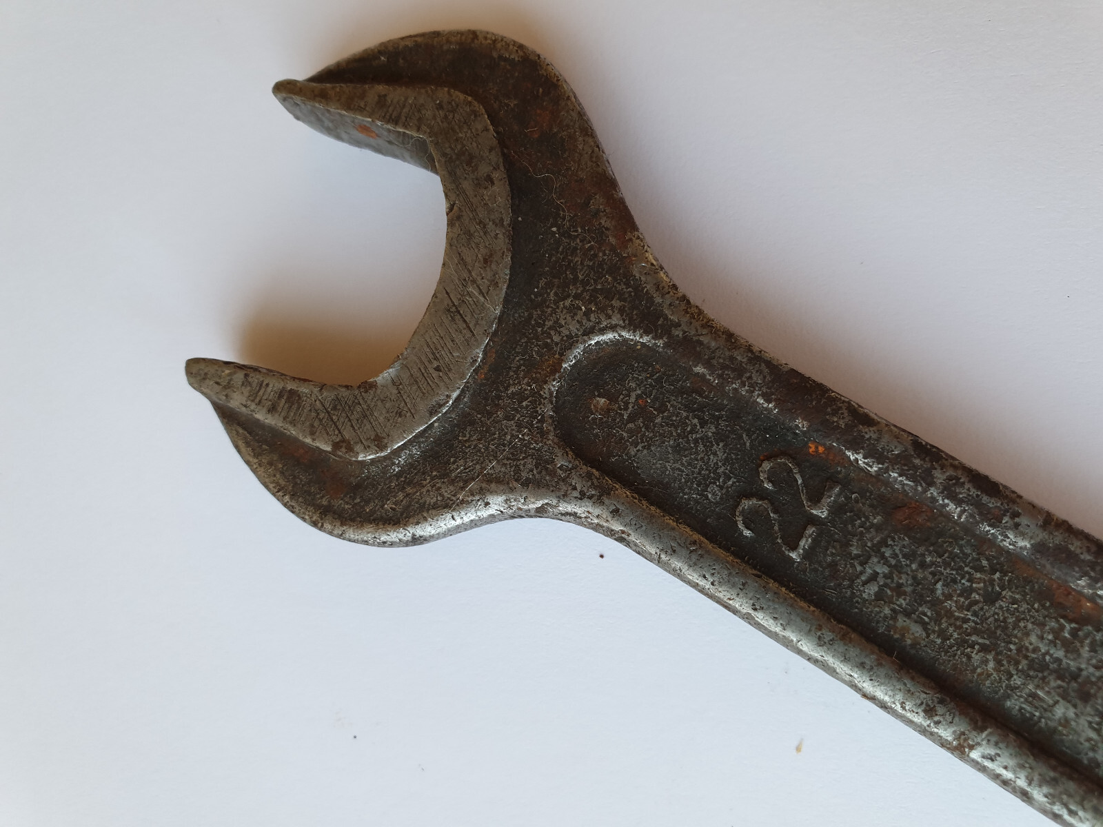 SOVIET VINTAGE WRENCH MADE IN USSR – 22mm – 24mm – OPEN ENDED SPANNER