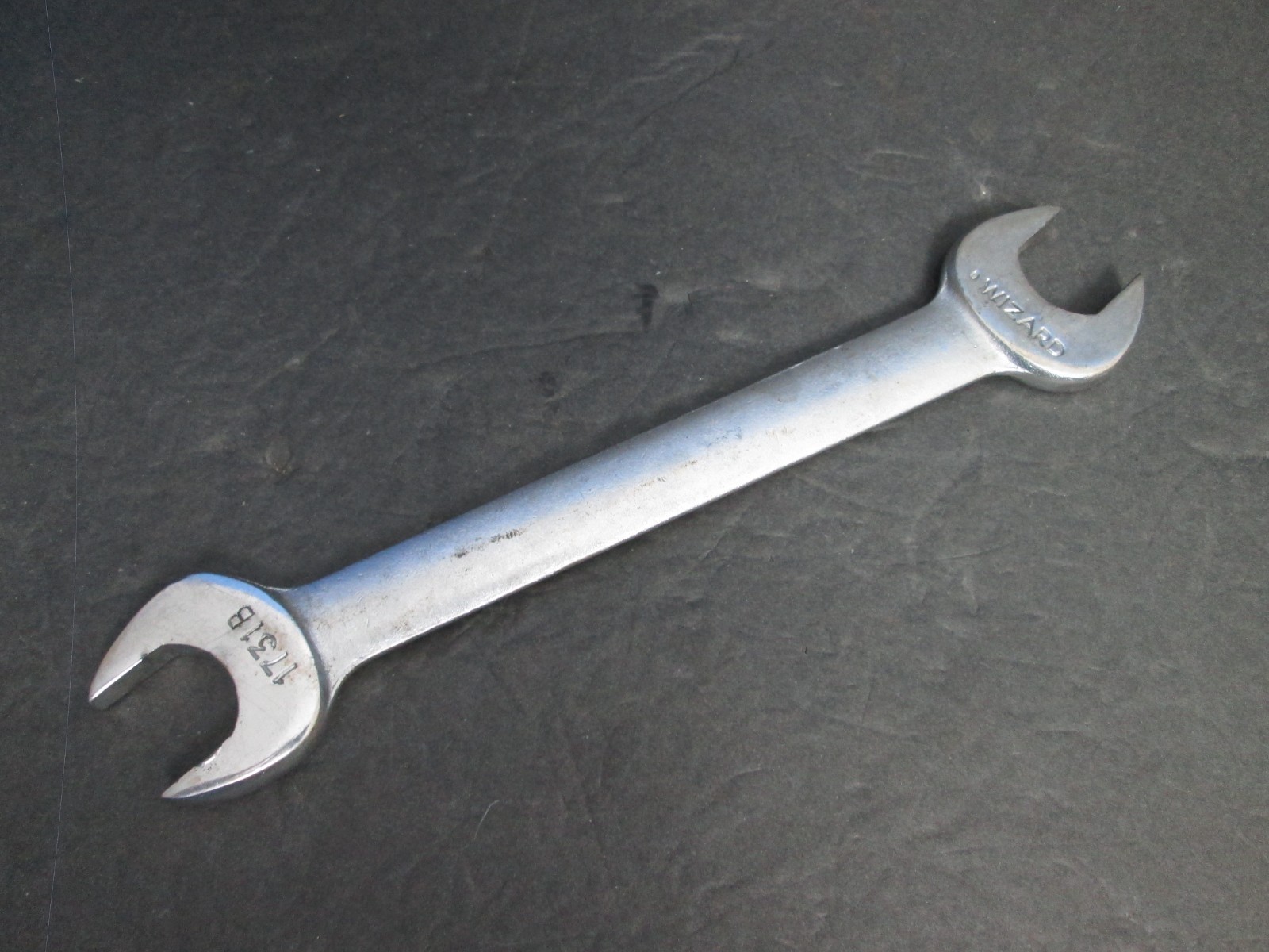 Vintage Wizard 1731GB Open End Wrench 7/8 & 13/16 USA Made C4