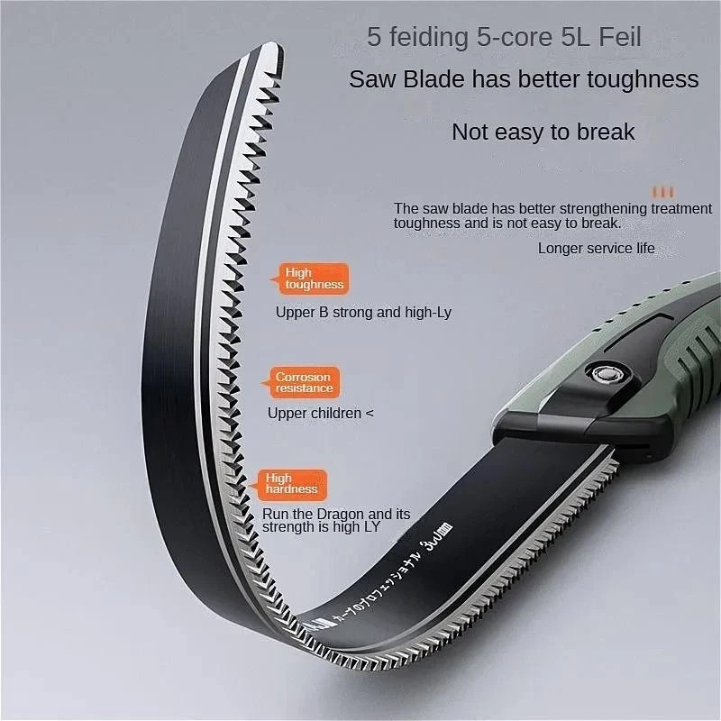 Japanese Style Hand Saw Sharp Blade Woodworking Tree Pruning Garden Tool