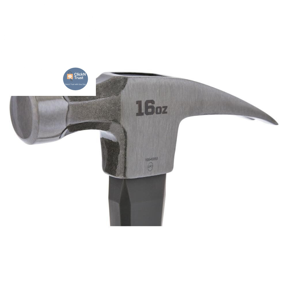 IRWIN Hammer, Fiberglass, General Purpose, Claw, 16 oz. (1954889) 16 oz, Multi