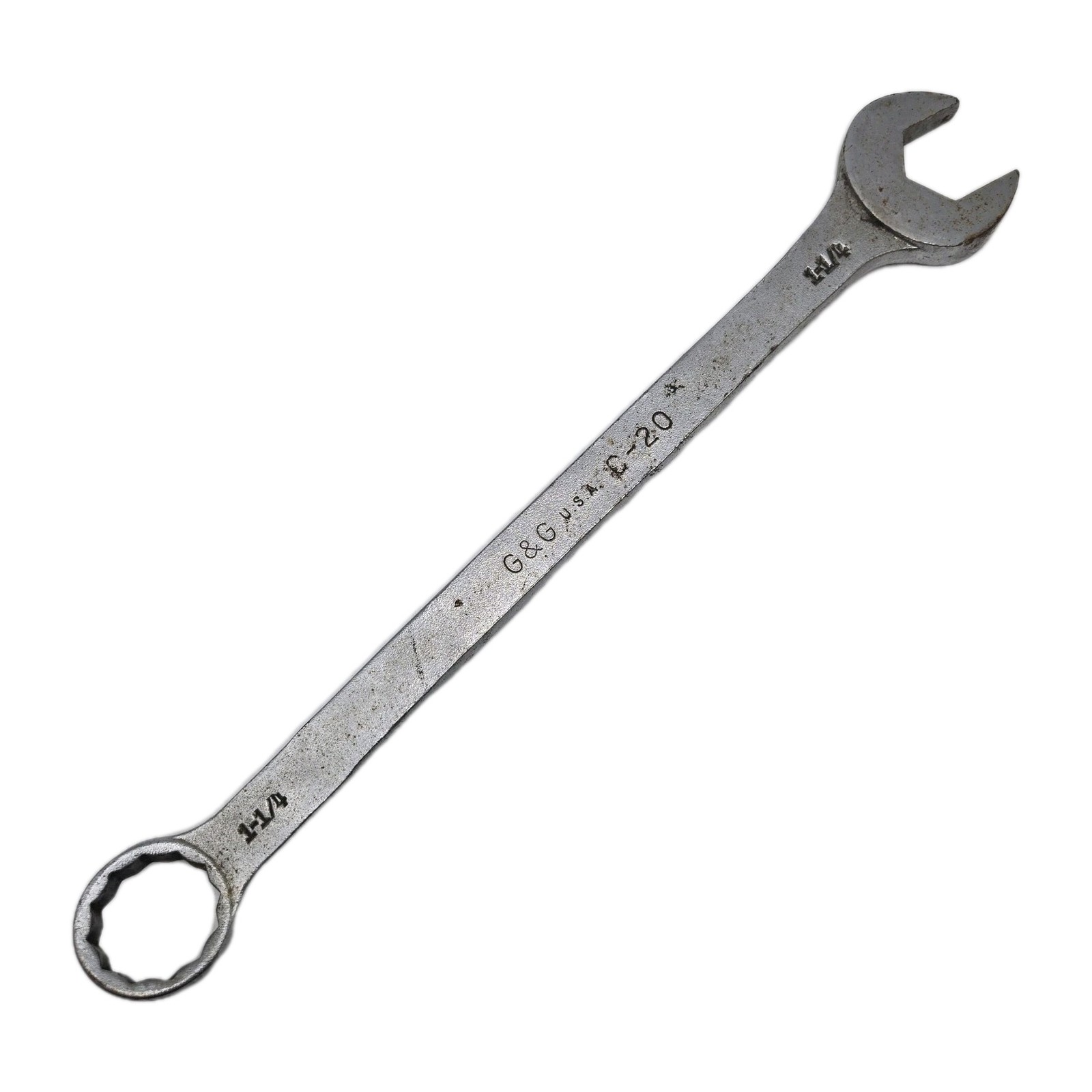 G & G 16 inch Combination Wrench C-20 – Both Sides are 1 1/4″
