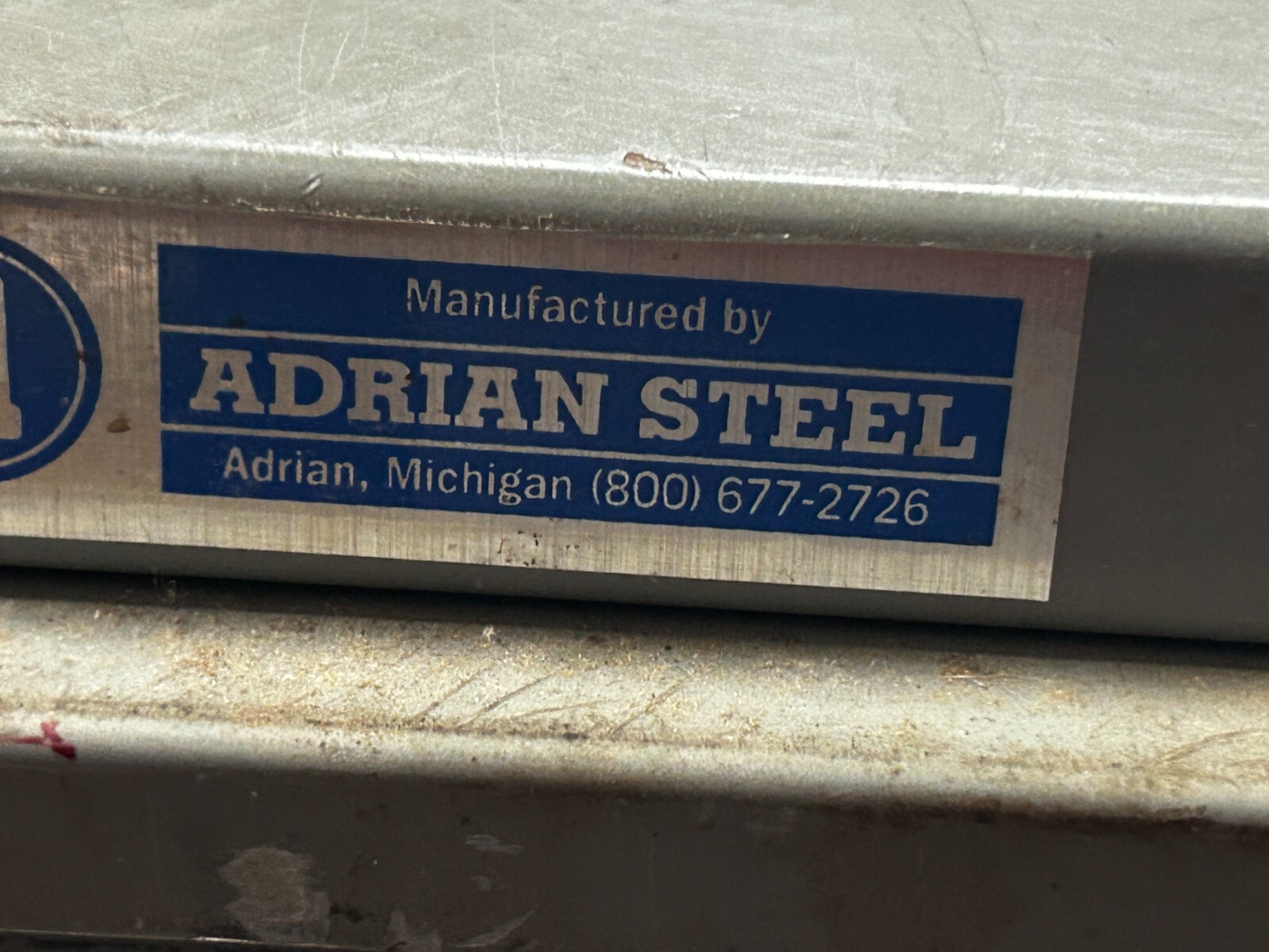 MACHINIST TOOLS LATHE MILL Machinist Adrian Steel Locking 2 Drawer Cabinet