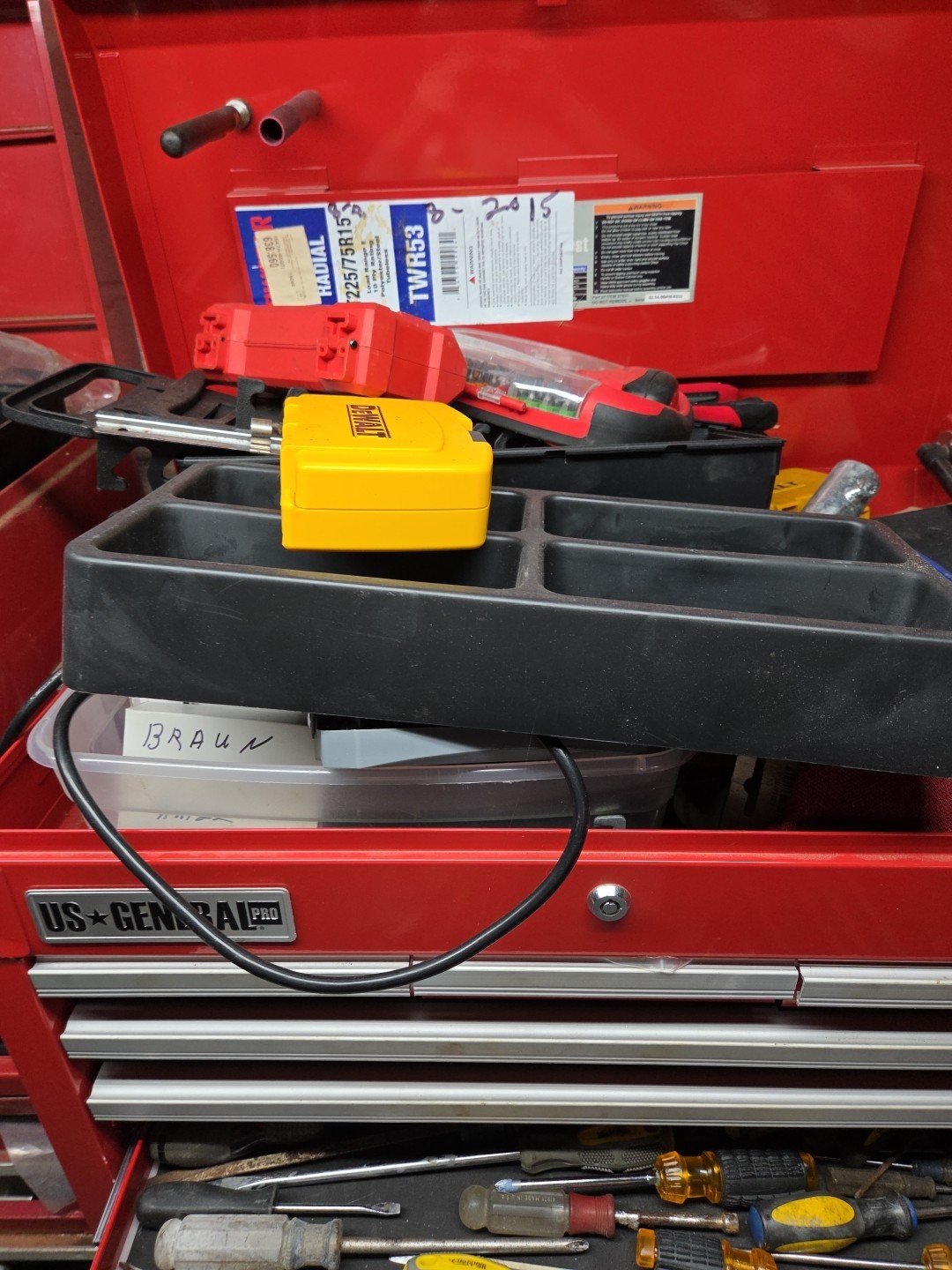 US General Tool Box With Tools Inside