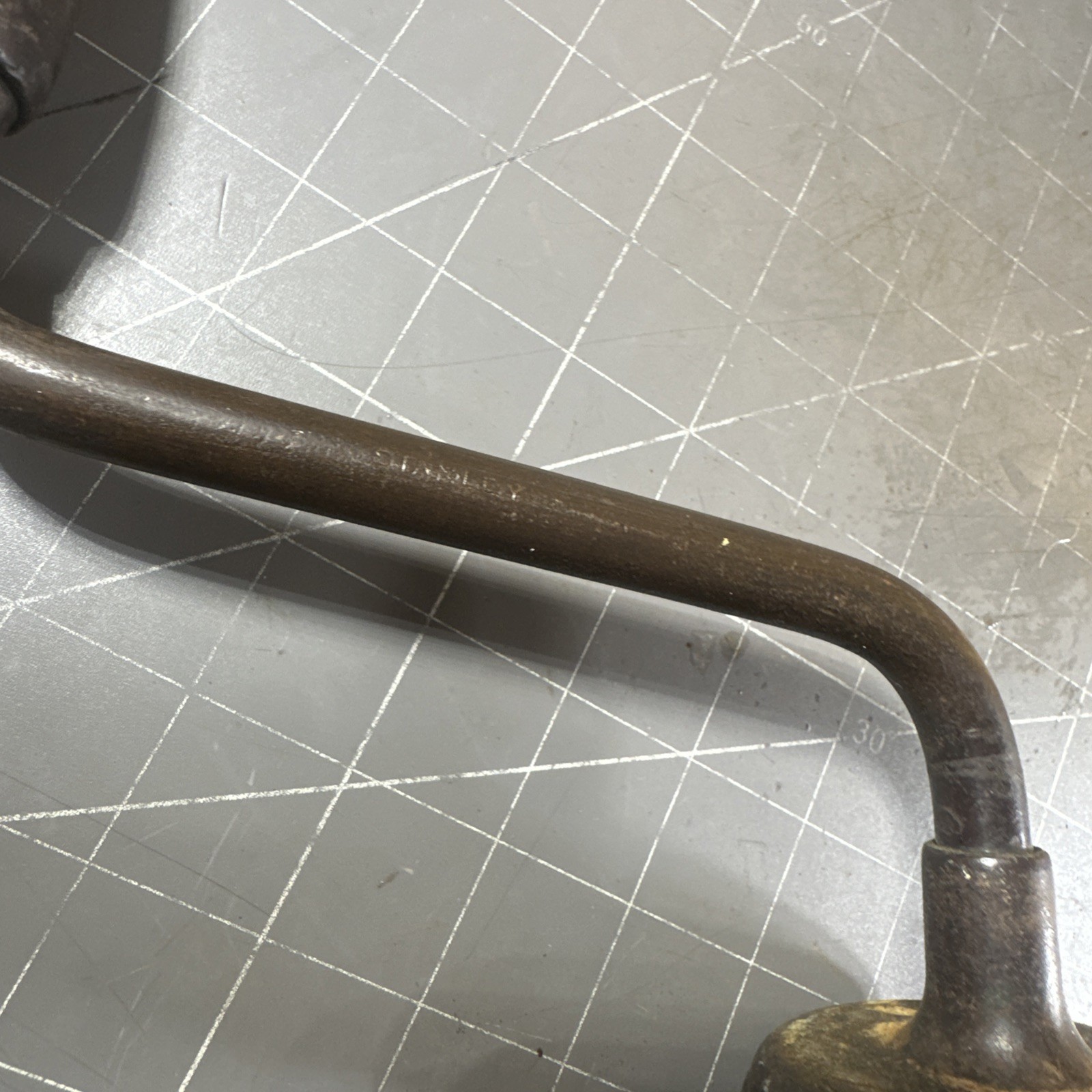 Stanley Brace Hand Drill 16 In OAL Sweep SW Sweetheart Made In USA