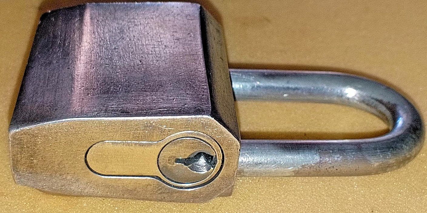 Padlock USSR ORIGINAL 2 keys in the Set Working Soviet Rare Original Vintage