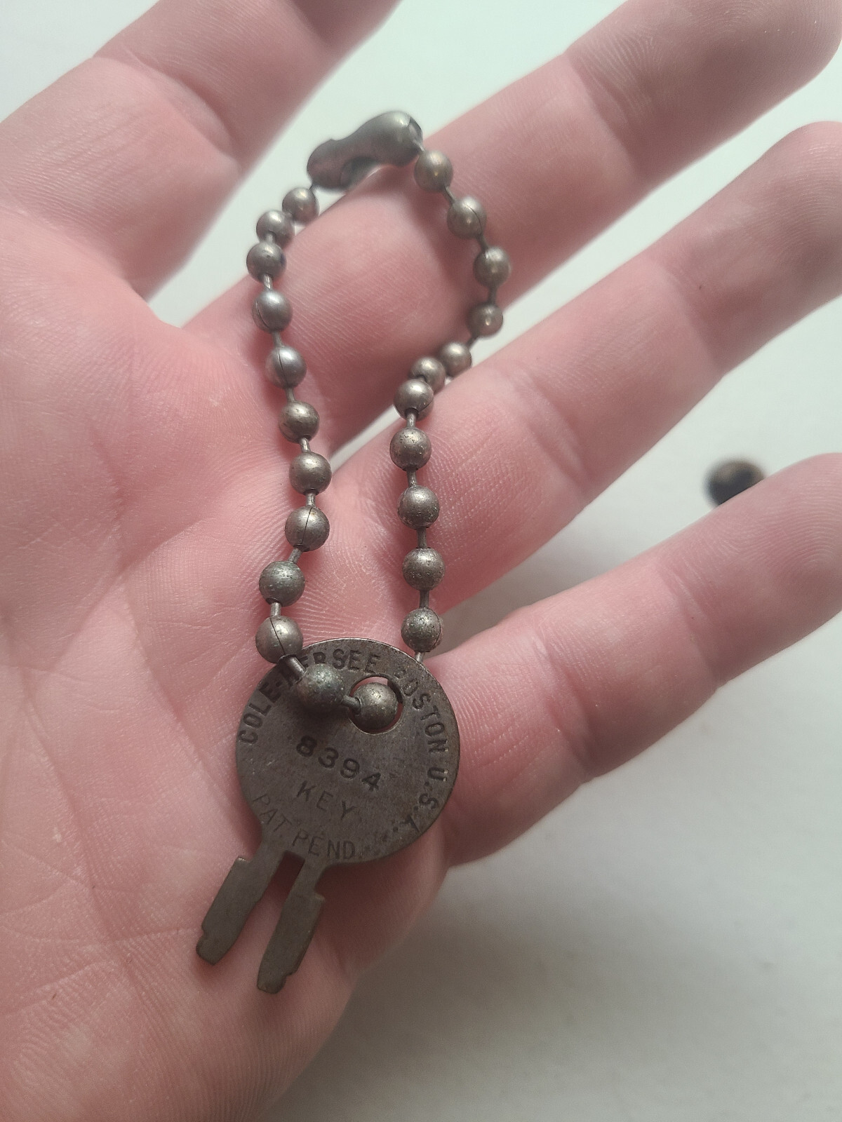 Vintage Pair of Two Cole-Hersee Machine Equipment Engine Diesel Keys USA