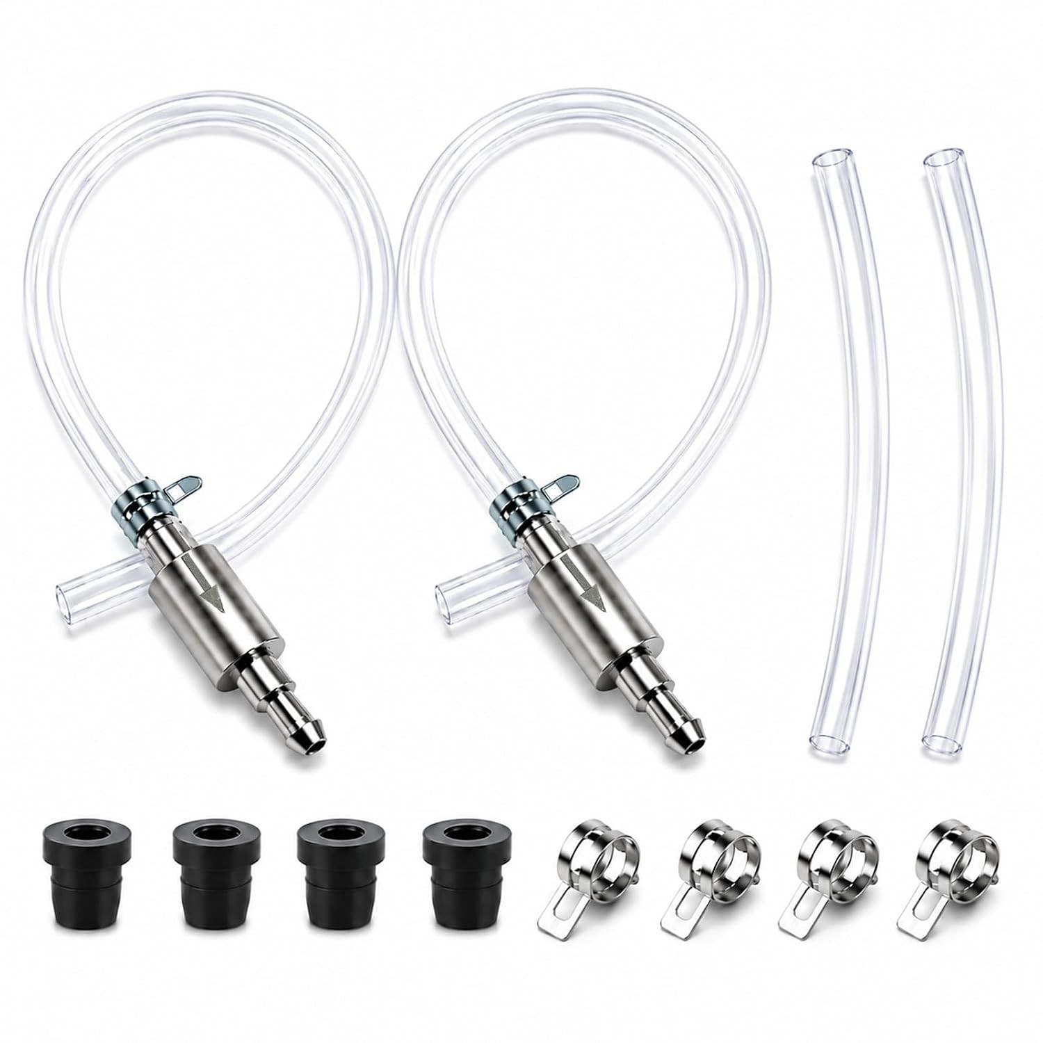 Brake Bleeder Hose Kit 14 Pcs, One Person Brake Fluid Bleeder Kit, Brake