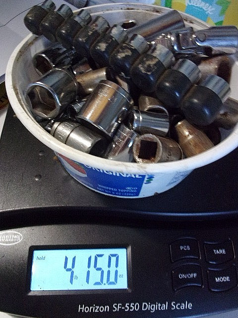 🔥Vintage Lot of 60 SOCKETS Many Craftsman Metric & SAE Some Deep Well 15 Lbs.