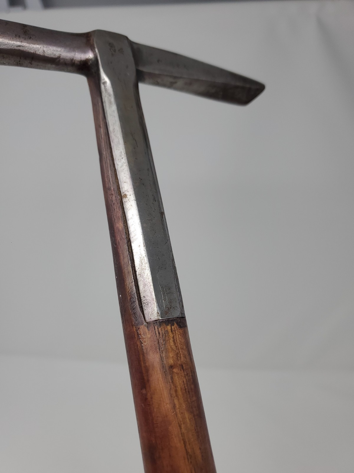 Antique English Strapped Upholstery Tack Hammer Smith Clover & See Sheffield #29