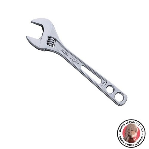 TOP Kogyo HY-30 Eco Wide Adjustable Wrench 8-30mm Thin Lightweight 200mm Japan