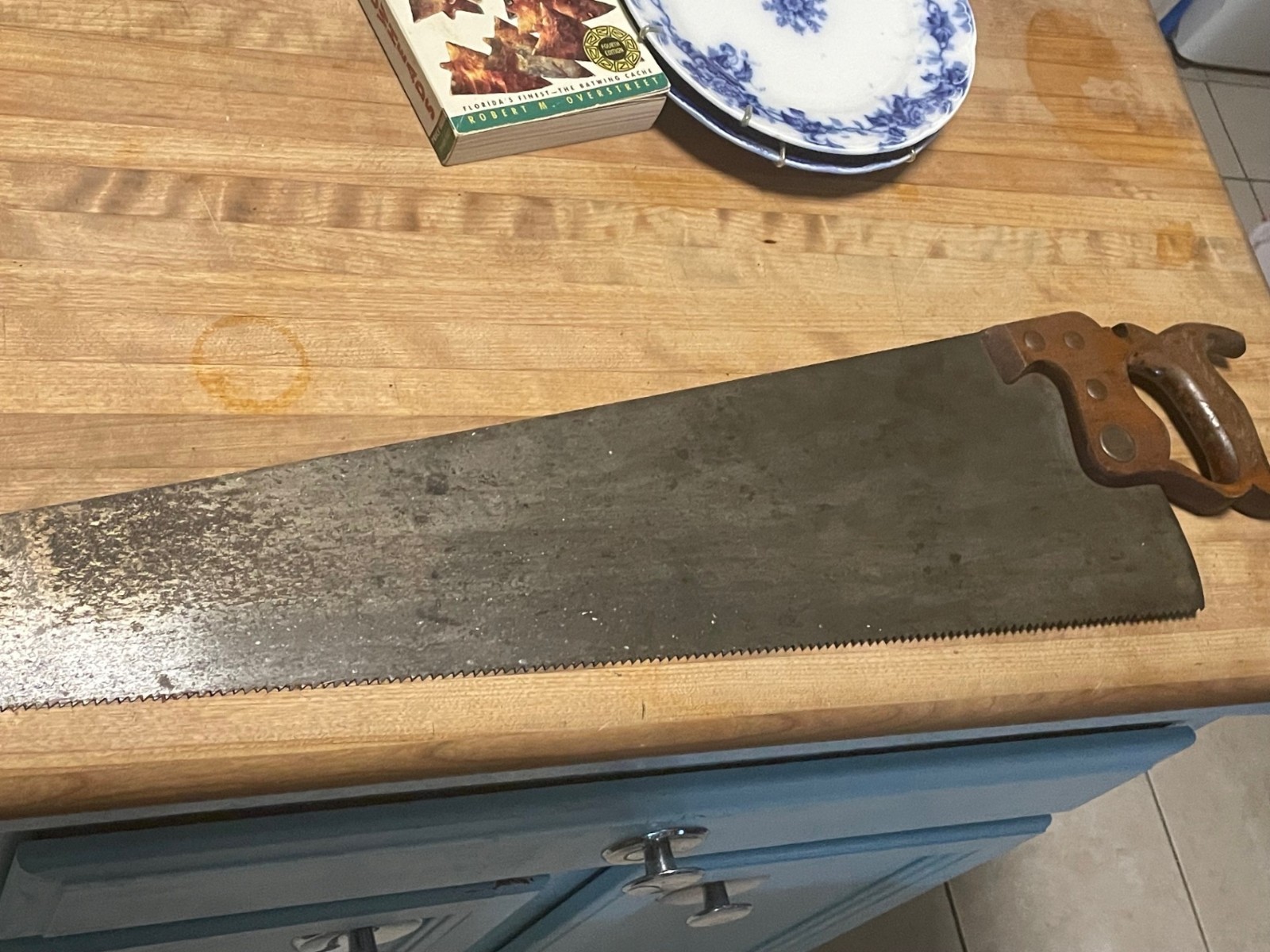 Vintage Simonds Saw And Steel Company Hand Saw 26″
