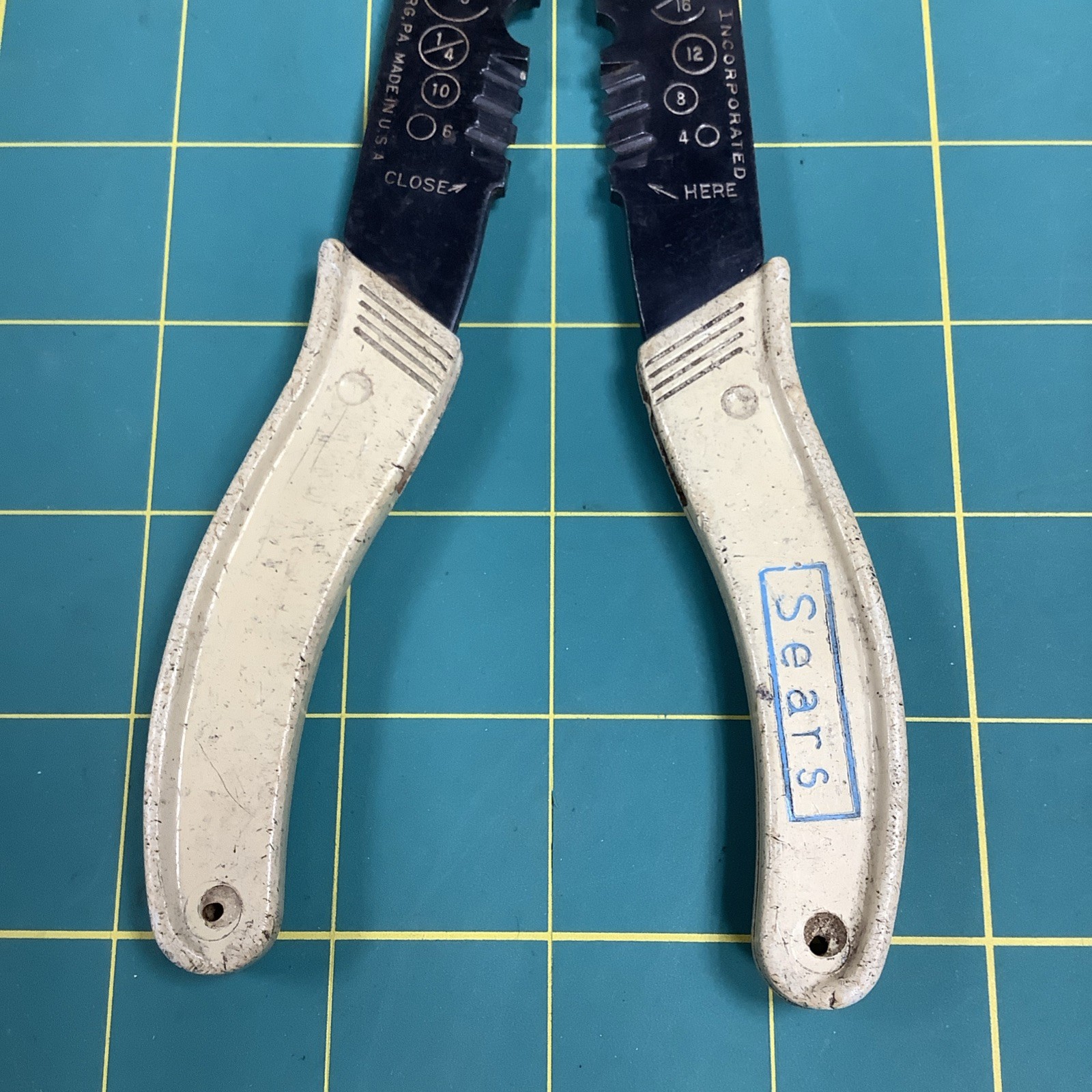 Vintage Sears ~ Electrical Wire Stripper Crimper Cutter~made In The USA!!
