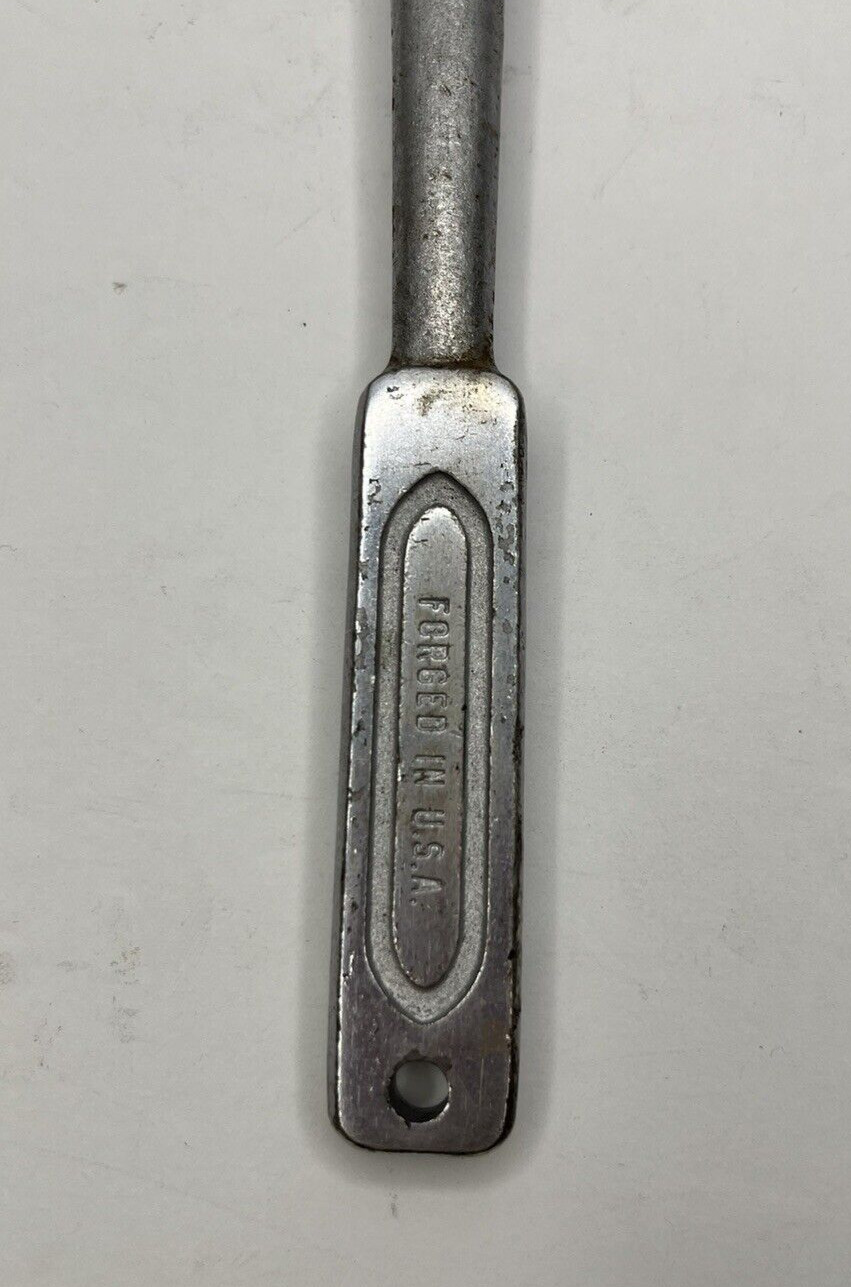 Vintage Indestro Super 2777 3/8″ Drive Ratchet Roundhead Forged Mfd In USA