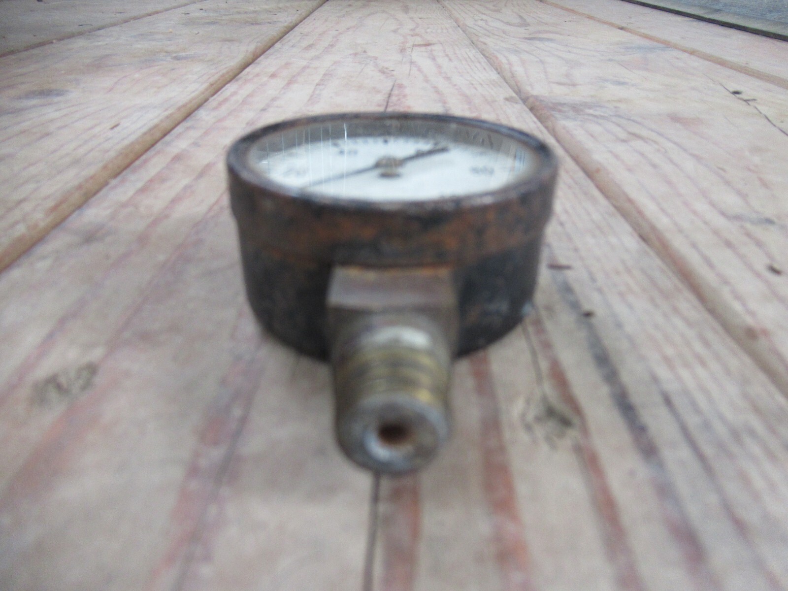 Vintage USG Pressure Gauge Steam Punk 2-1/8″ 0 to 100 PSI Untested 12108-1