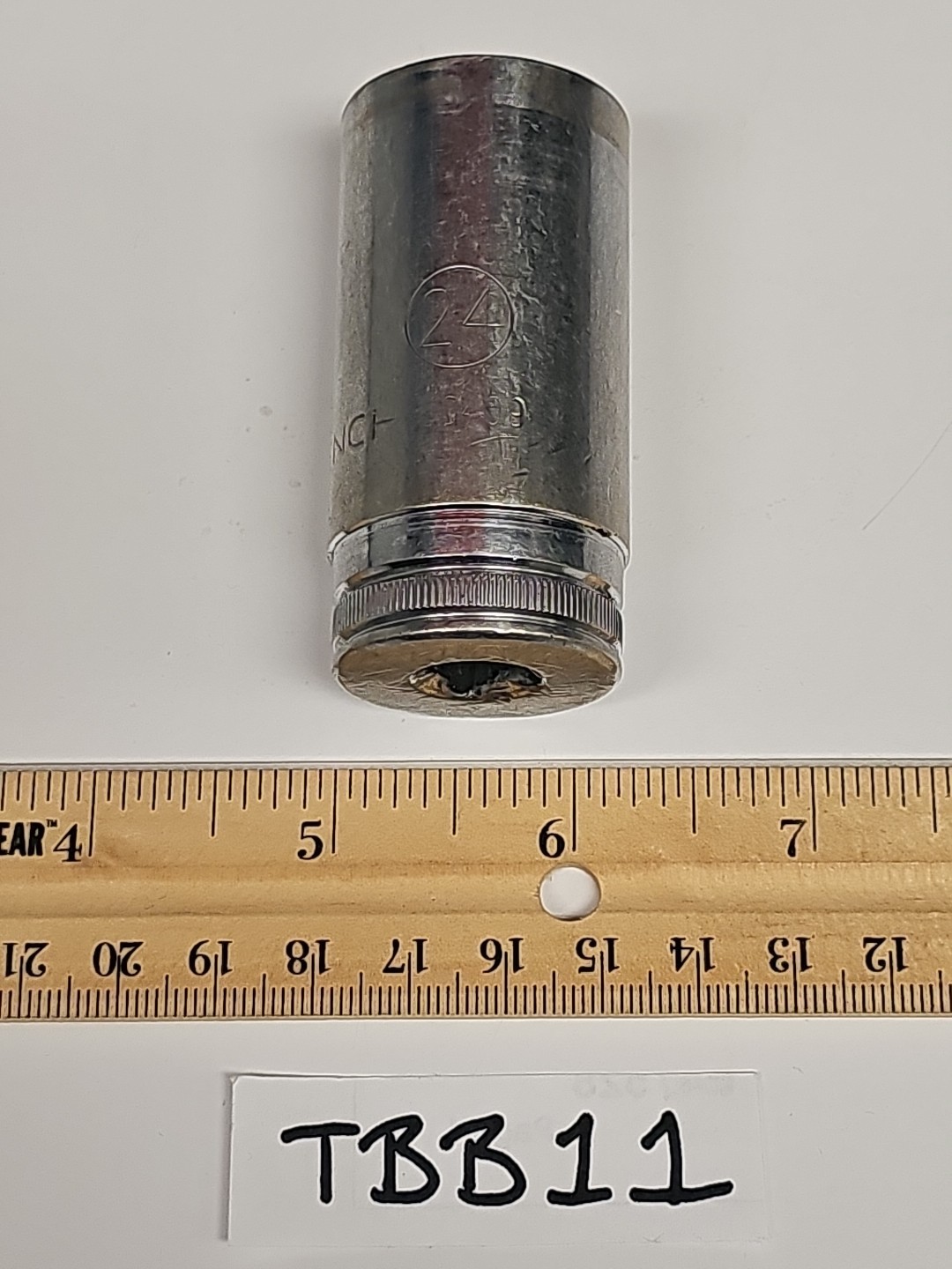GearWrench 80409 3/8” Drive 24mm Deep Well Chrome Socket