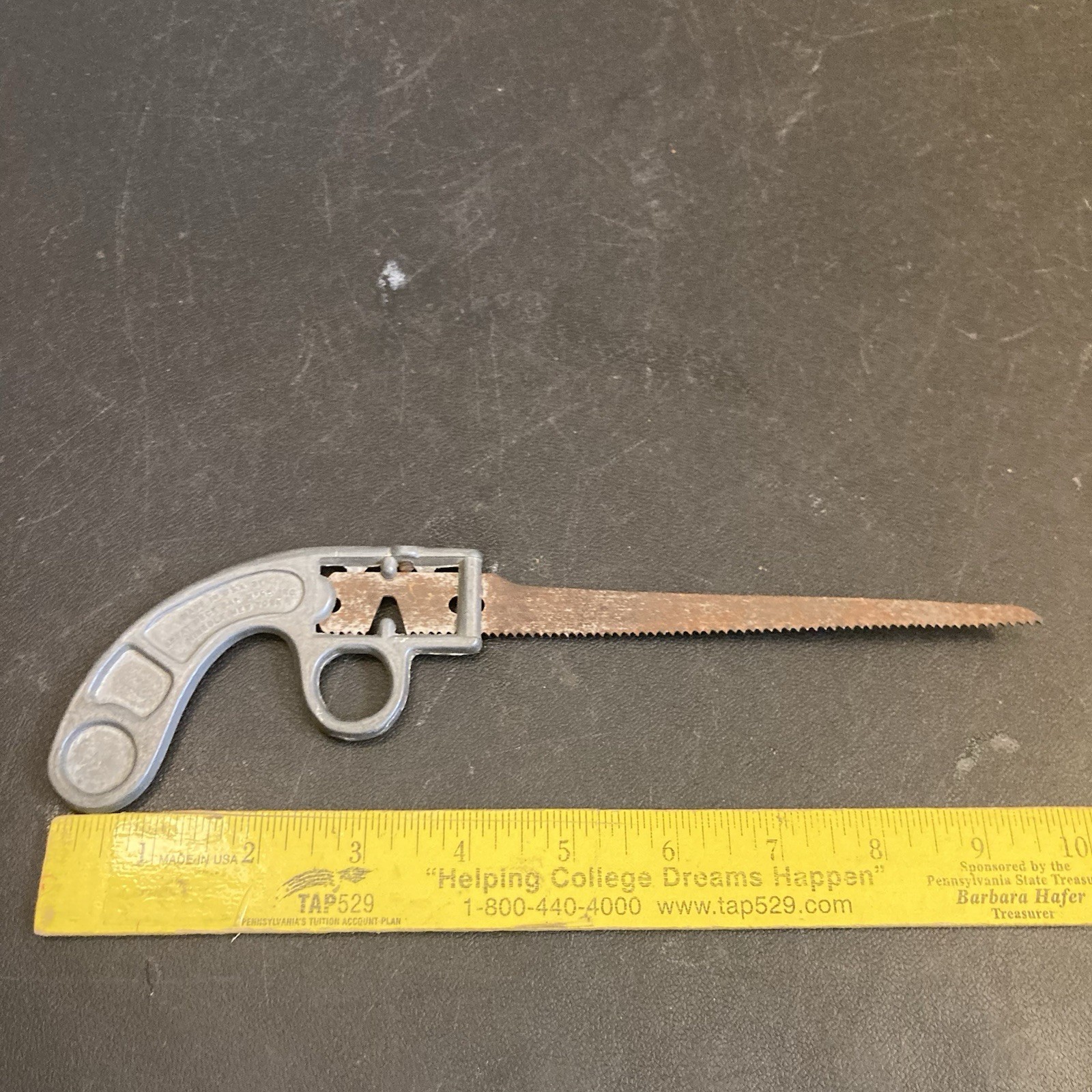 Vintage Great Neck Pistol Grip Keyhole Saw 10 Inch Hand Tool Woodworking