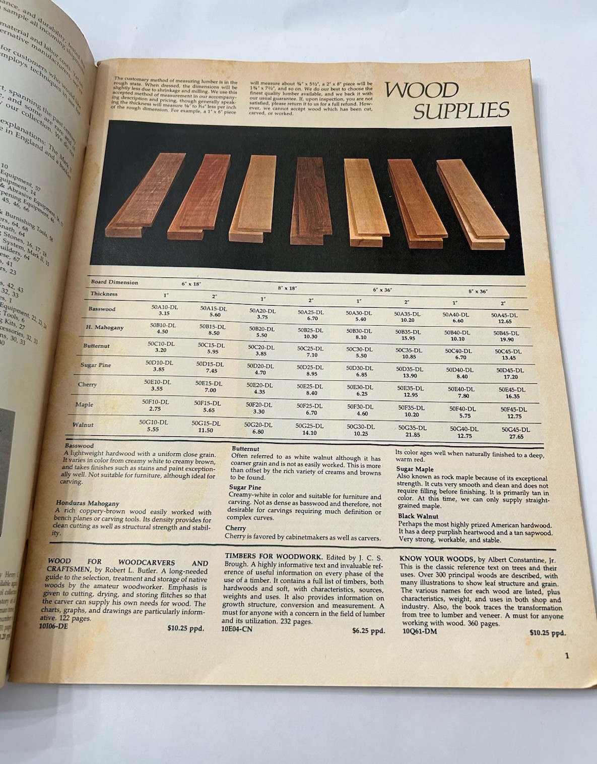 Woodcraft Supply Corp 1976 Catalog Woodworking Tools Woburn MA