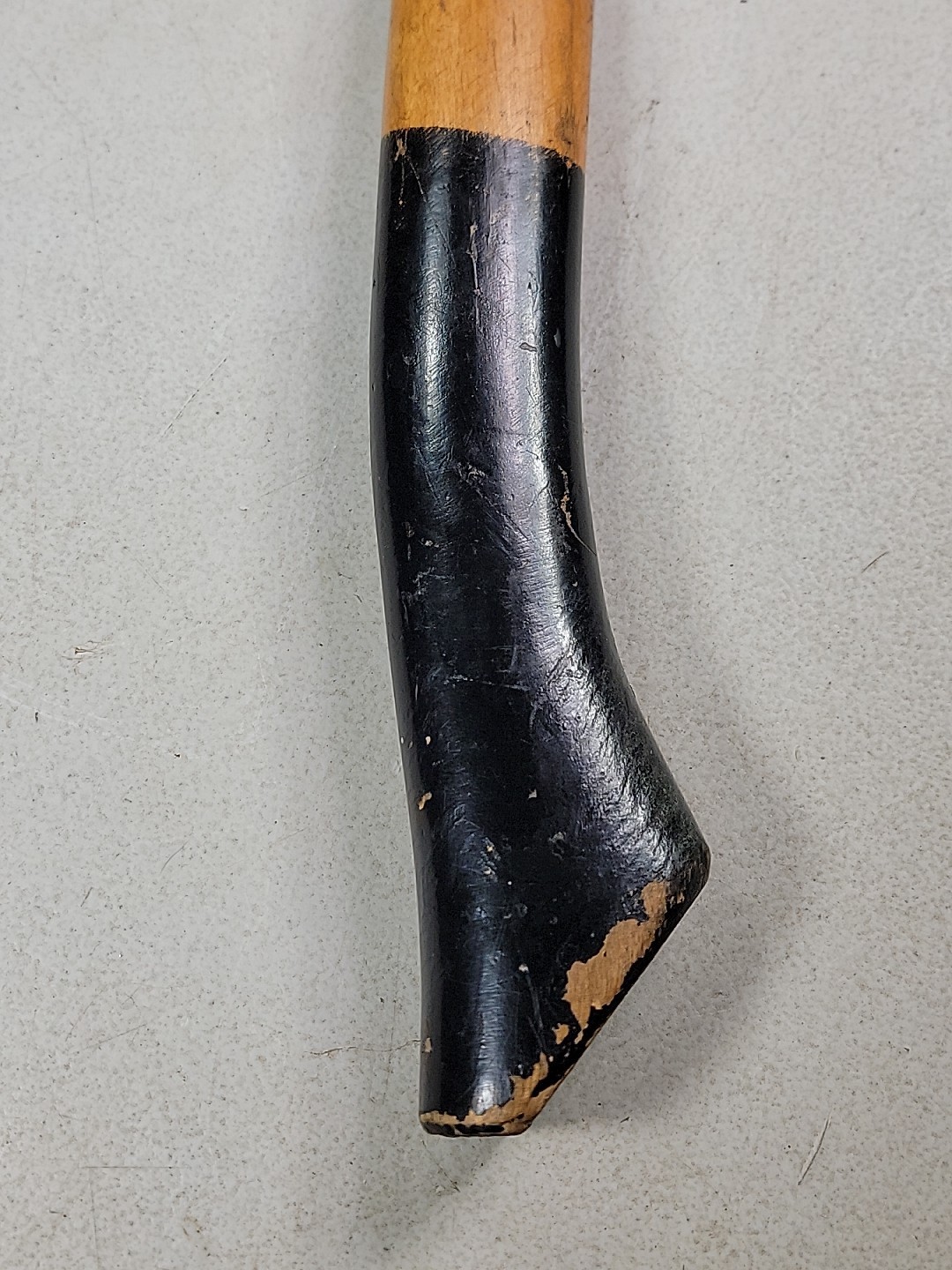 Vintage SANDVIK Sweden Camping Axe Hatchet 1-1/4lb & Leather Sheath 15″ Handle