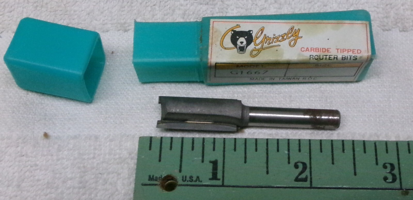** Older GRIZZLY Carbide Tipped ROUTER BIT – Nbr G1667 – UNUSED in Orig Case **