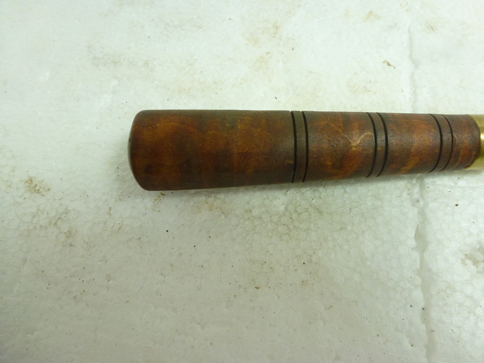 Antique 3/8″ Wood Chisel Stamped Brothers Contoured & Turned Handle