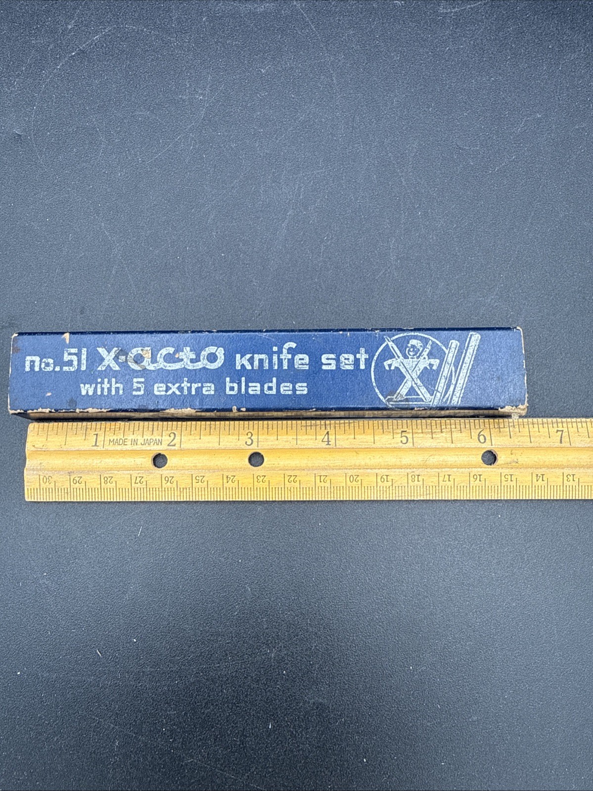 Vintage X-Acto No 51 Knife Set Hobby Craft Knife w Extra Blades