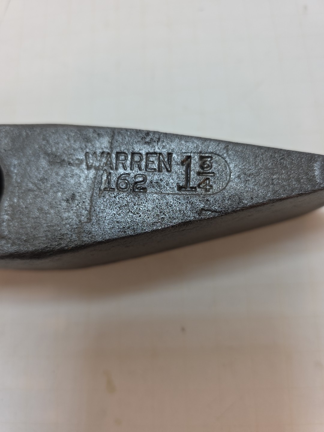 Vtg Warren 162 1 3/4 Lb Hammer Head