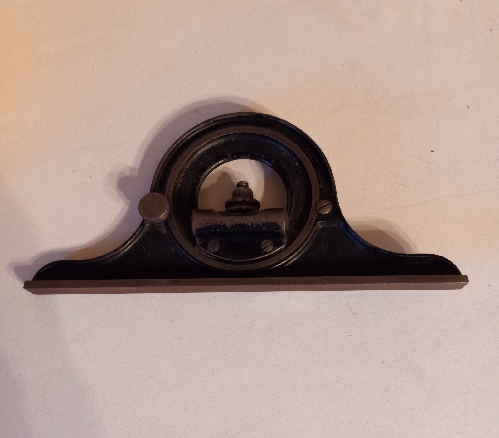 Antique Tels. S. Co. Athol, Mass USA No. 12 Cast Iron Protractor