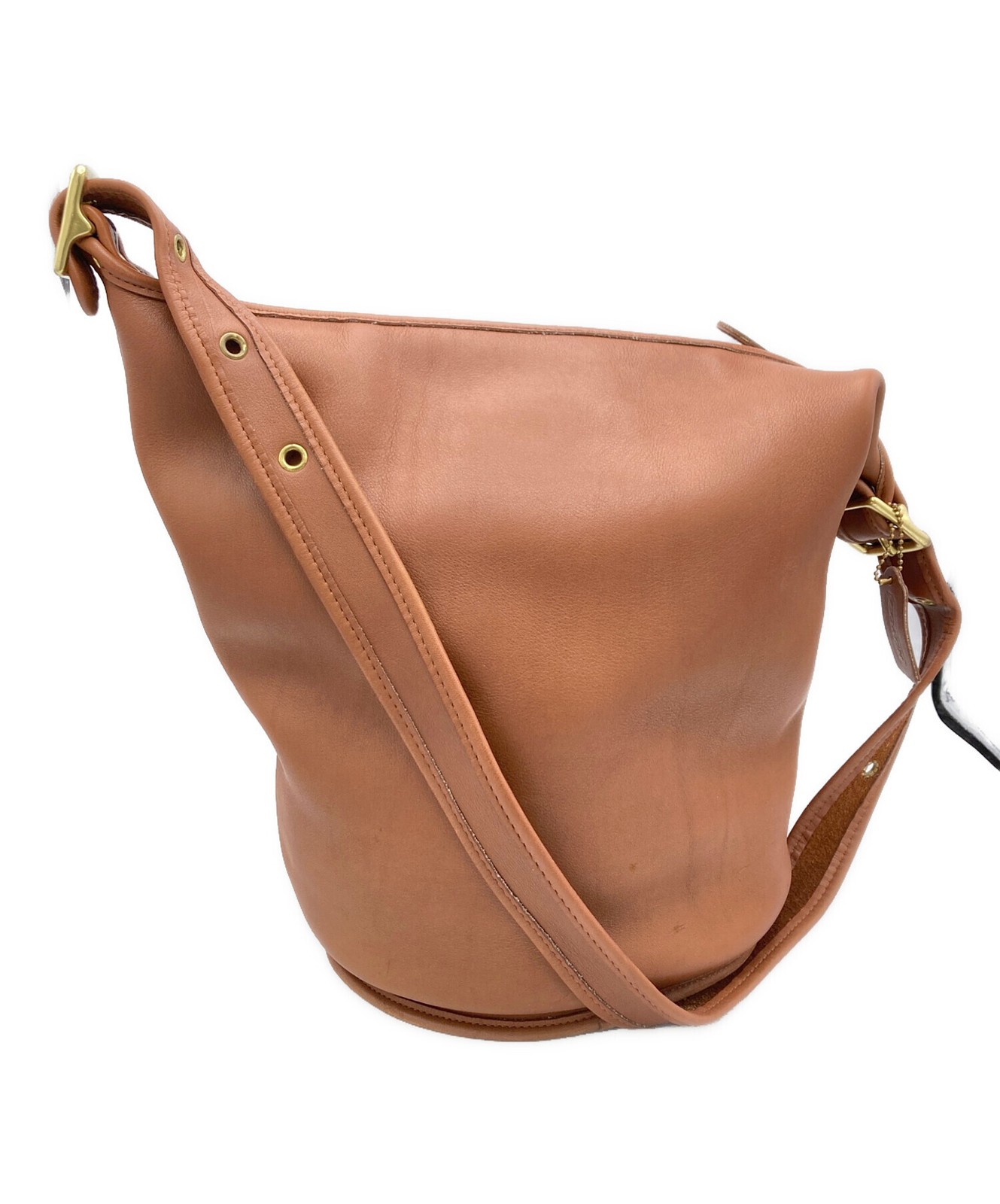 COACH Shoulder Bag 9085 40cm Width 24cm Depth 55-87cm Brown Used