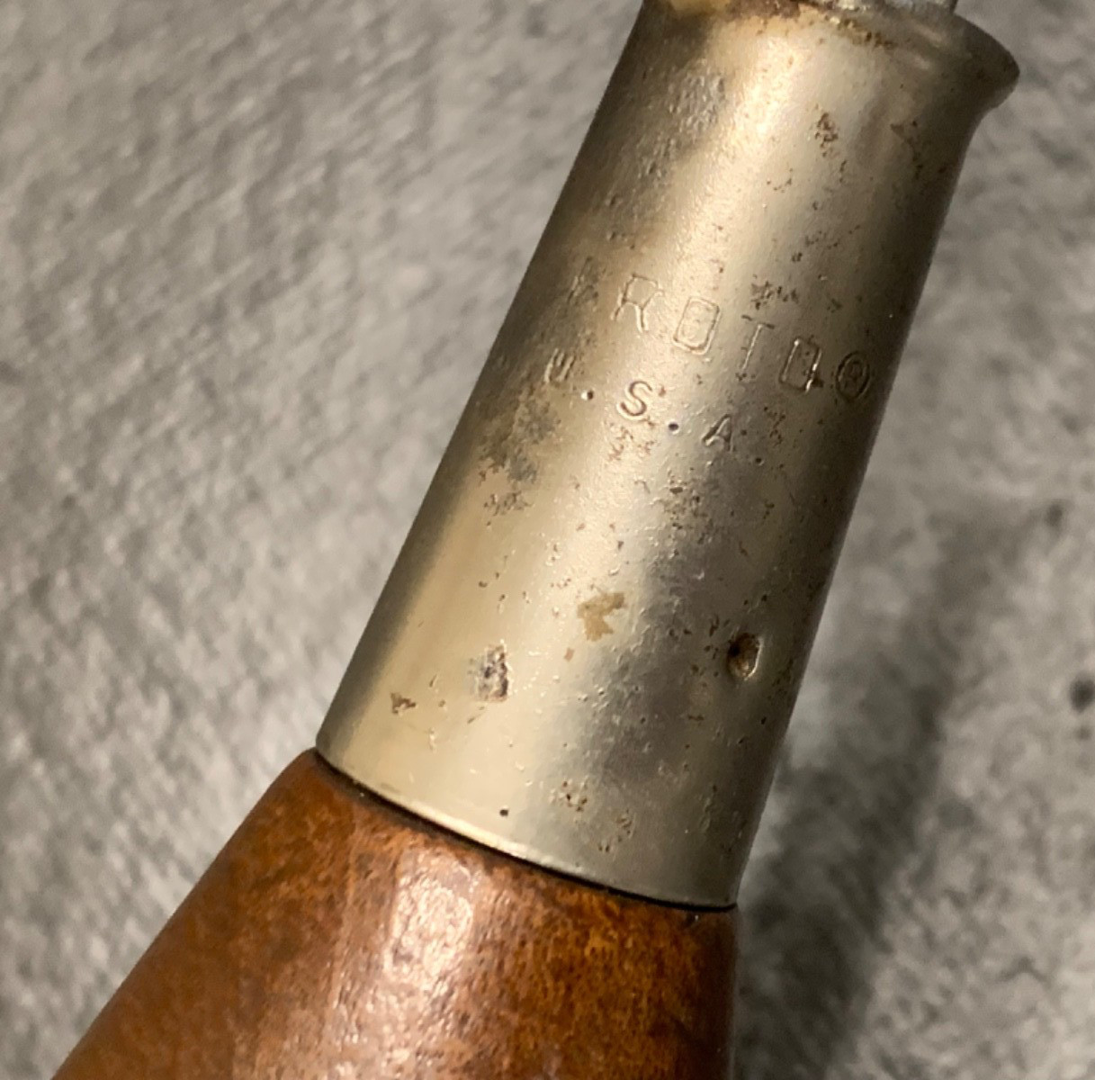 Vintage Proto 9706 3/8″ Flat-Head Demolition Screwdriver Wood Handle Made in USA
