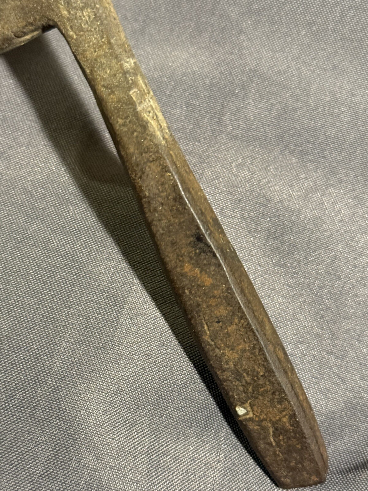 Early Antique Wood Shaver Cooper Chamfer Draw Knife Primitive Hand Wrought Tool