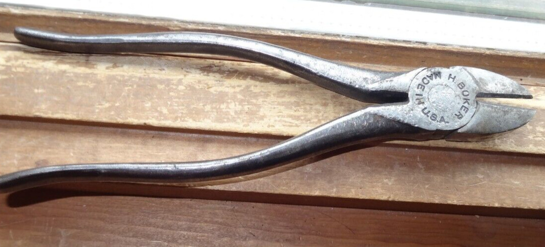 VTG H. Boker 8″ Diagonal Cutters / Lineman’s Pliers – Made in USA