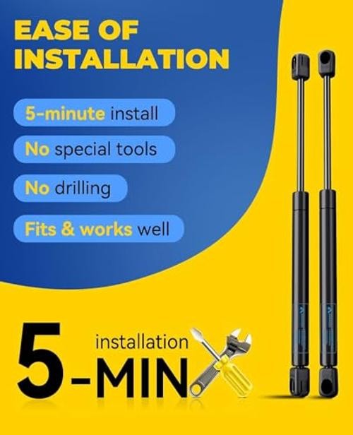 C16-12104 50 Lbs Gas Prop Struts Shocks 12″ 50lb Lift Support for 12 inch 50LB