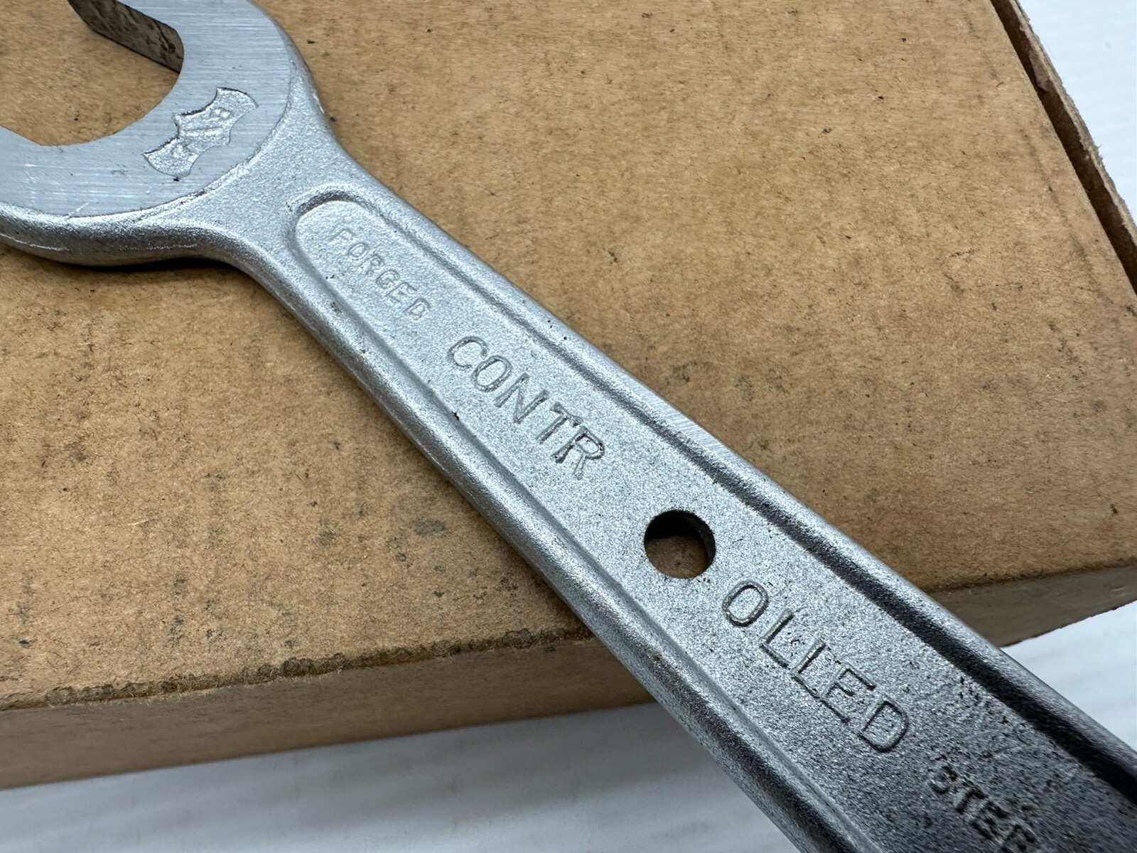 Vintage Auto Kit #100 Controlled Steel Made In USA Combination Wrench 7/8 3/4”