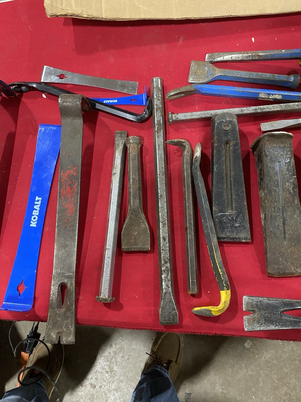 Lot of Vintage to Now Chisels and Pry Bars Various Brands and Sizes See Photos