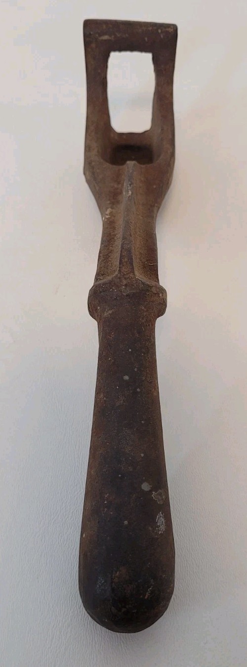 Antique Salvage Heavy Cast Iron Tool or Handle, Nice Patina