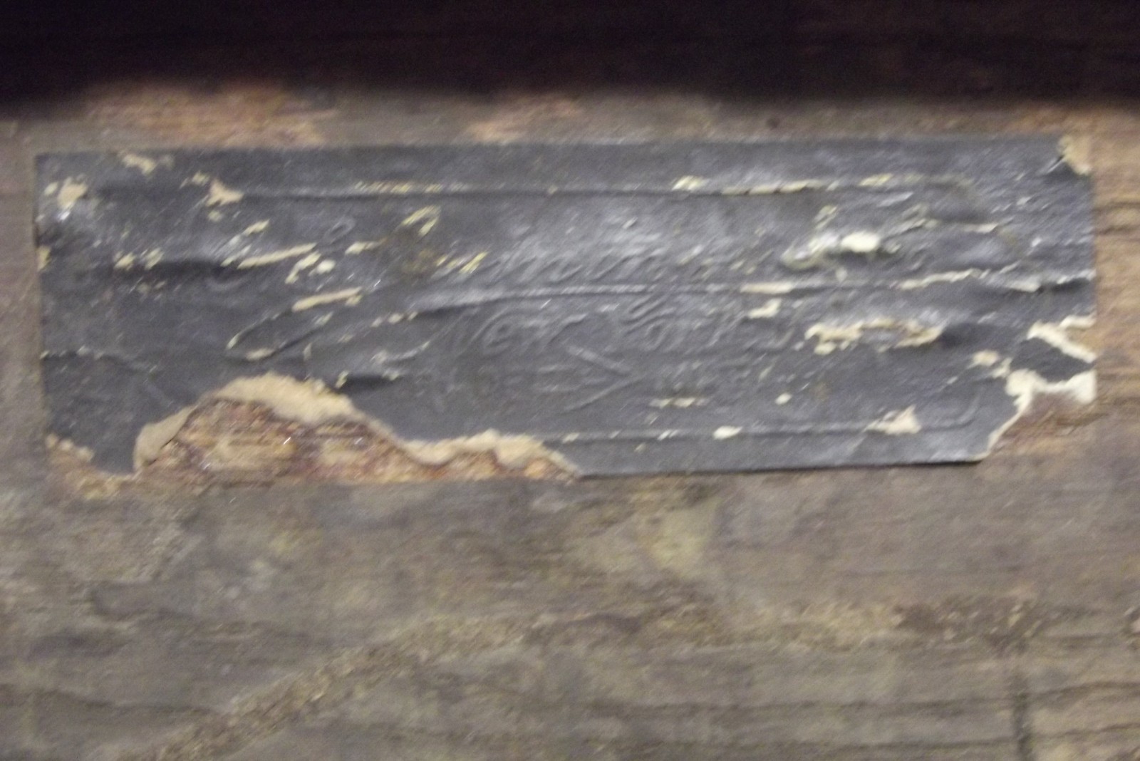 Antique C.E. Jennings shoulder tool chest no 20 for repair or restoration 1915