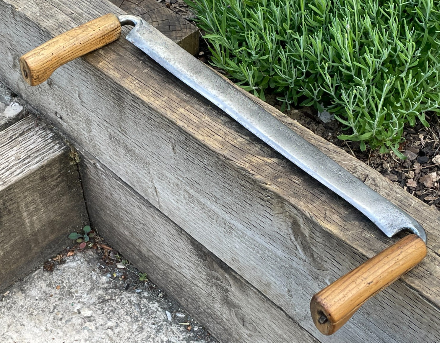 Vintage Antique Large 16-1/4″ Drawknife Woodworking Old Tool