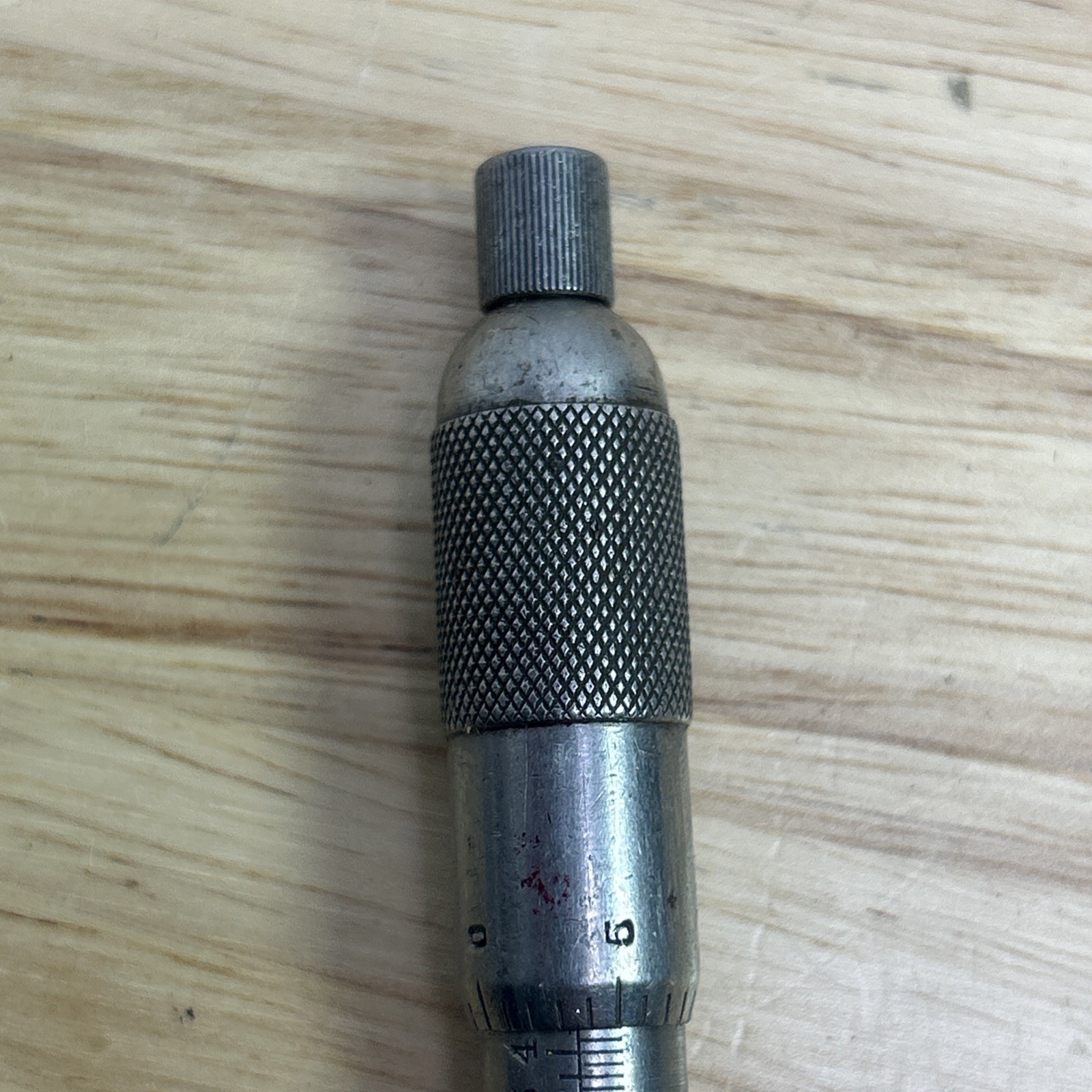 Vintage Goodell Pratt Co. Depth Micrometer Machinist Tools Hole Gauge 0-1 Inch