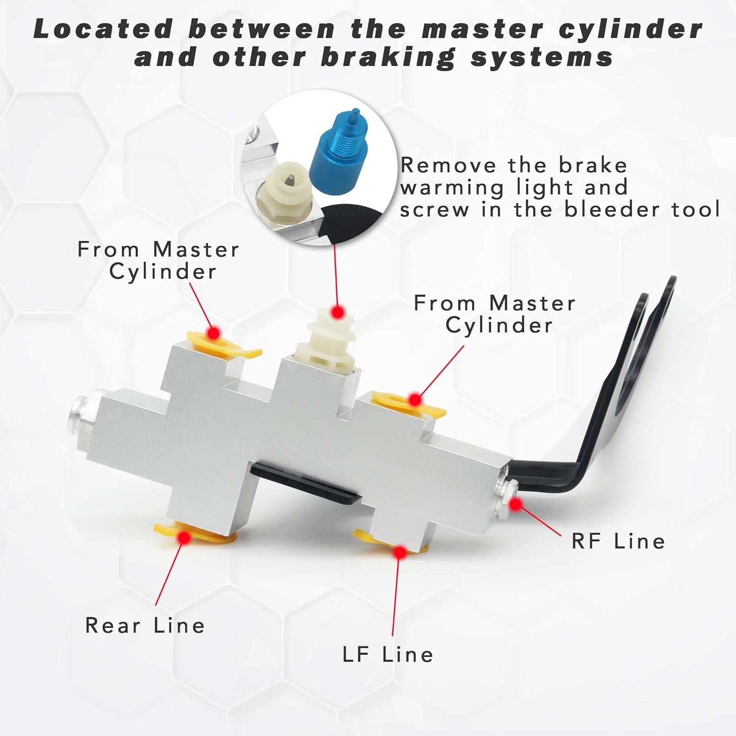Brake Proportioning Valve with Bleeder Tool for 1989-1996 Chevy Gmc S-10 Blazer