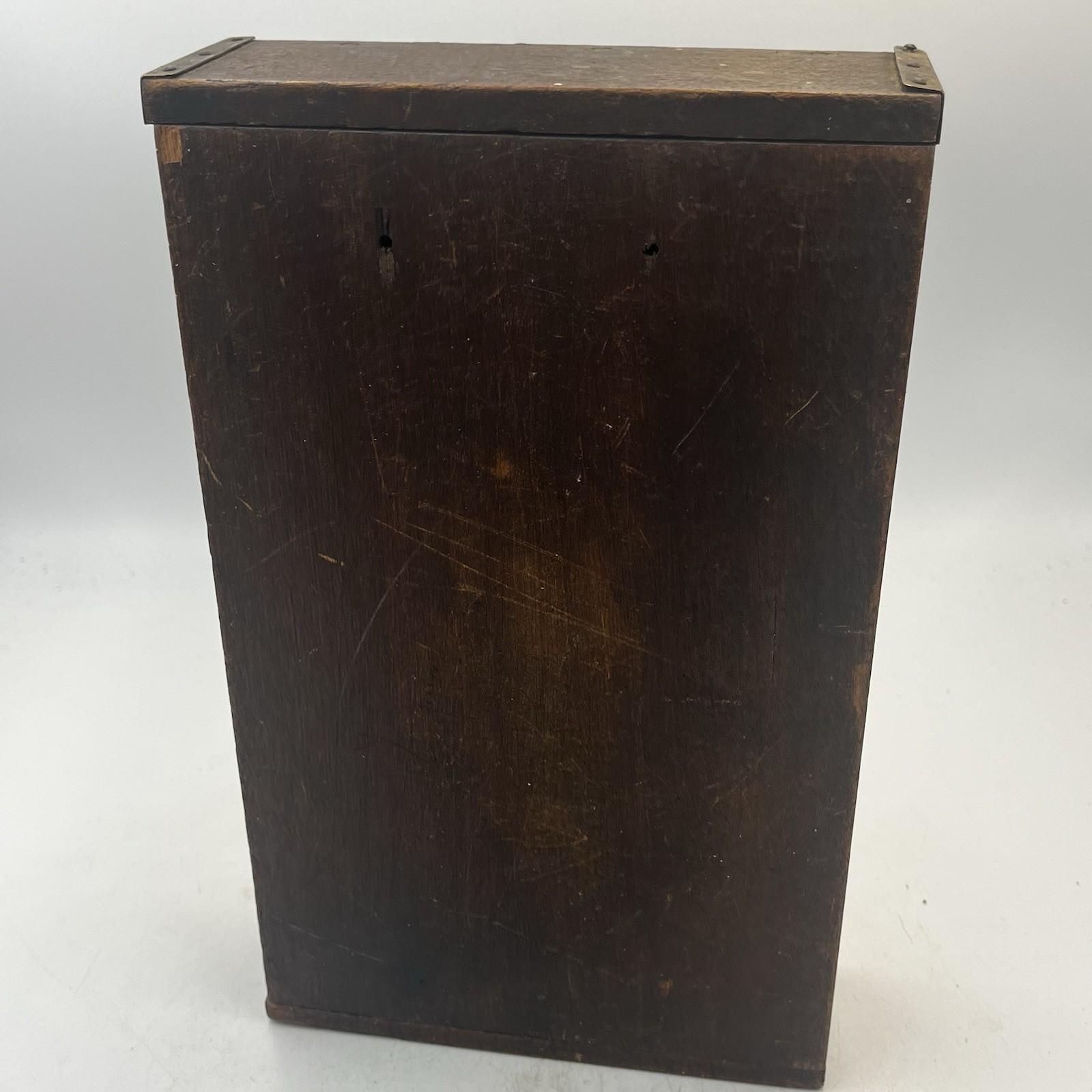 Russell Jennings/Irwin 1898 Auger Bit Set Original Wood Storage Case – 12 Pieces