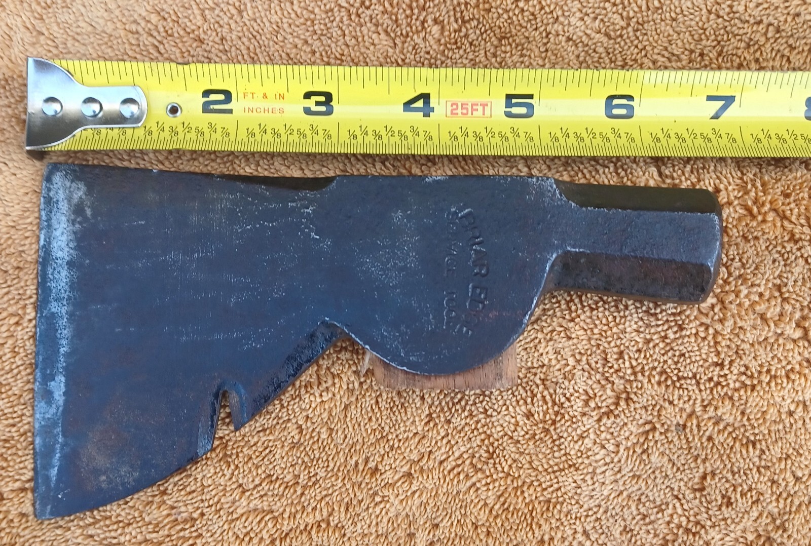 Vintage Used BRIAR EDGE SERVICE TOOLS Hammer Hatchet Axe Head – Nice