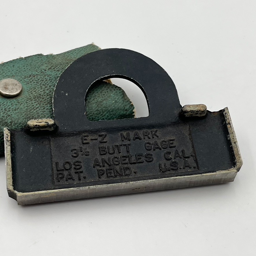 Vintage E-Z Mark Butt Gage 3-1/2 inch # 9035 Door Hinge Profile Cutter USA Made