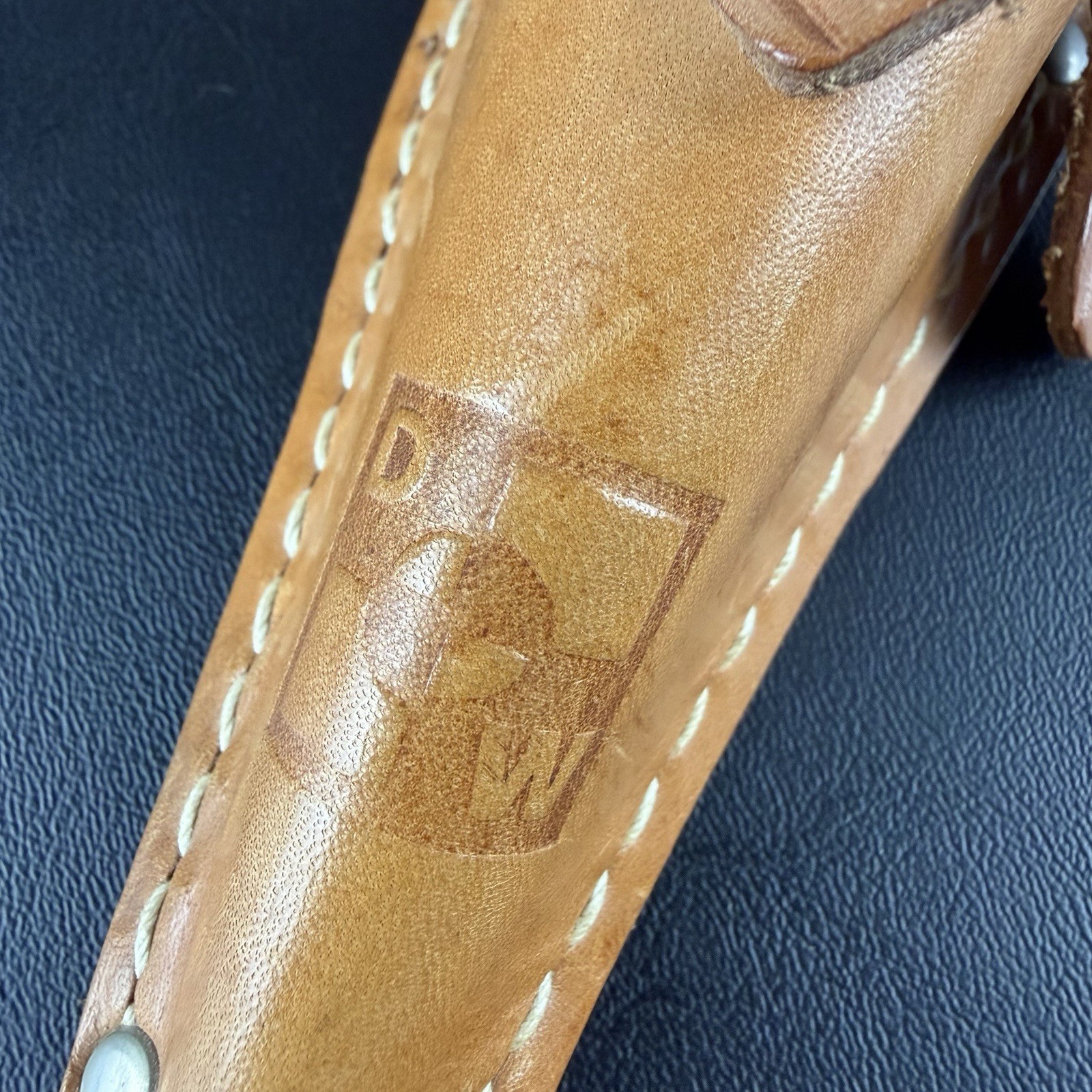 Vintage Stanley No. 171 8 Oz Plumb Bob w/ DW Dave White SitePro Leather Sheath