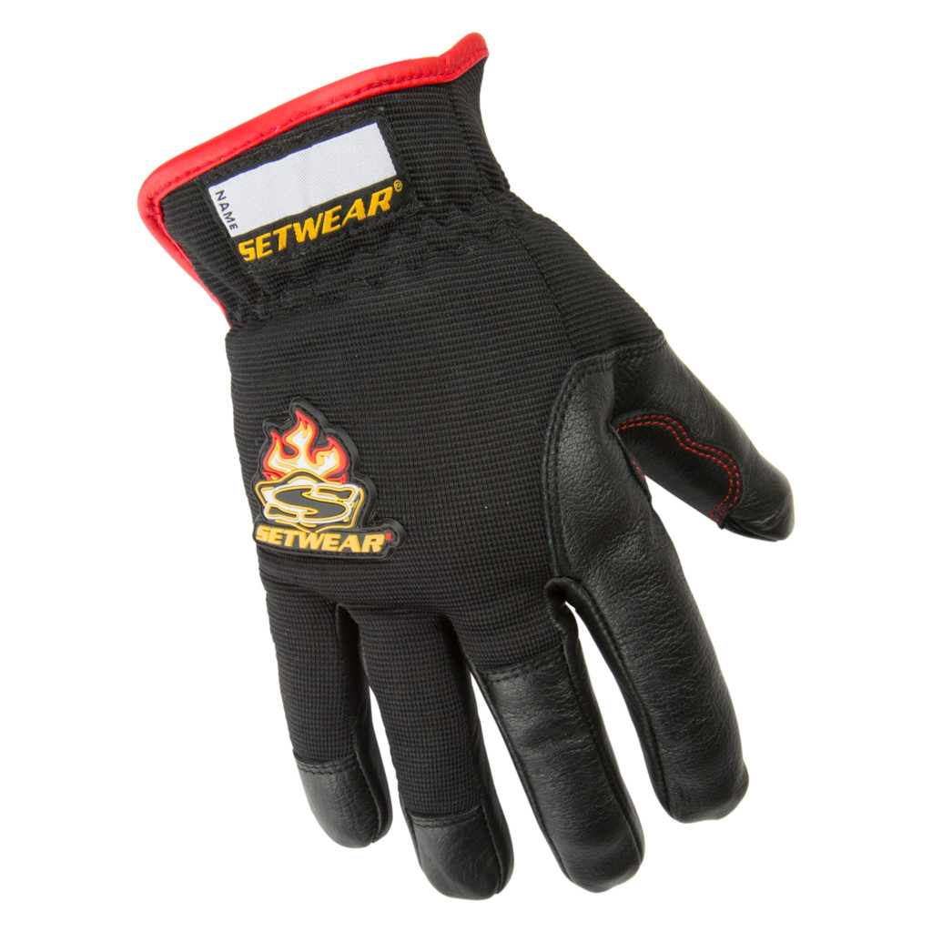 New Setwear Hot Hand 100% Heat Resistant Leather Glove Black Gloves Small Size