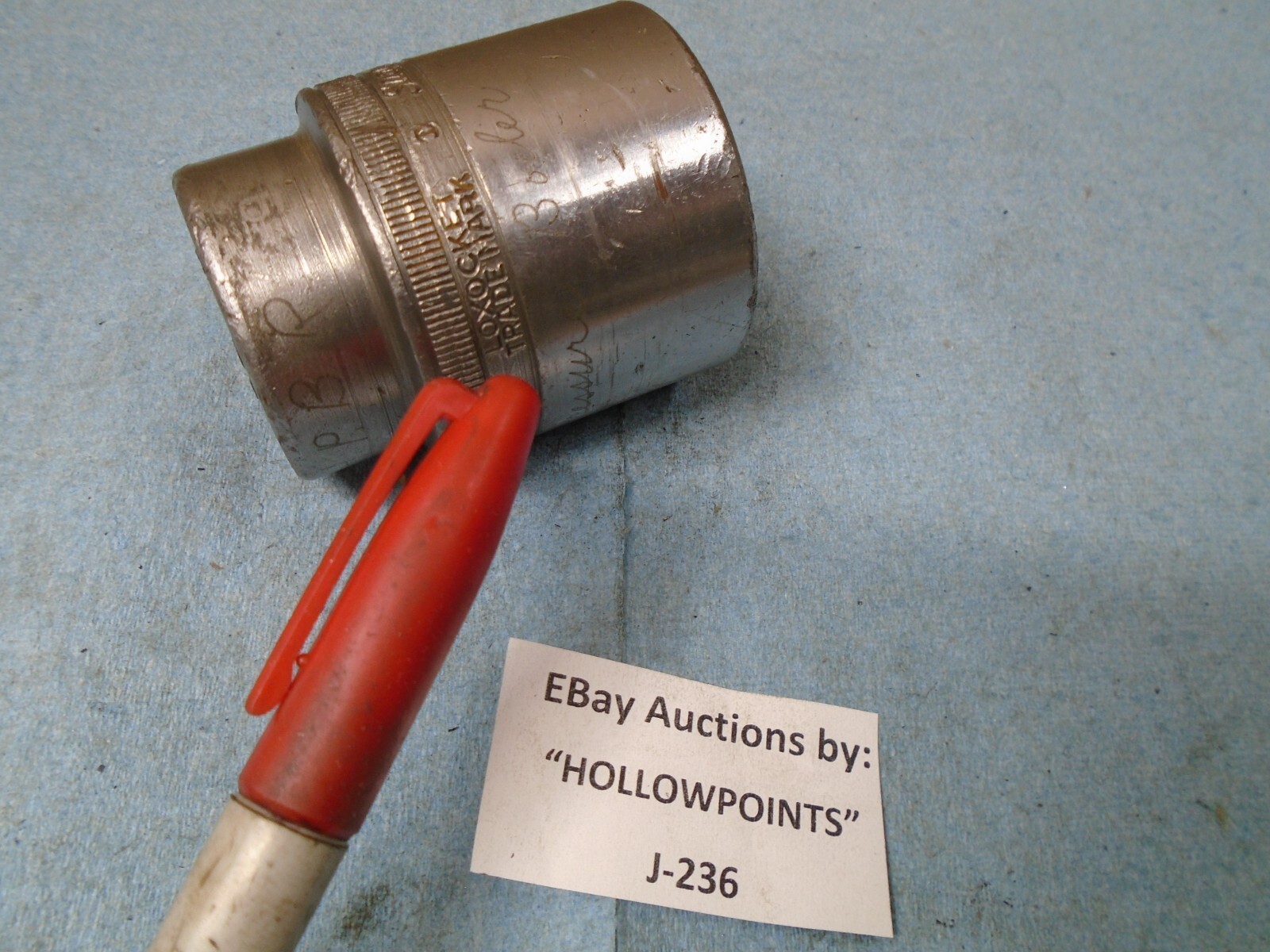 Snap-On LDH502 Loxocket Socket 3/4″ Drive Size 1-9/16″ 12 Pt. 1951 Dated J236